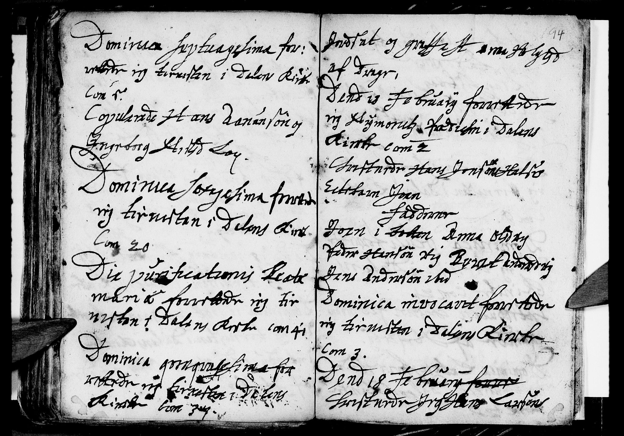 Ministerialprotokoller, klokkerbøker og fødselsregistre - Nordland, SAT/A-1459/847/L0661: Parish register (official) no. 847A01, 1708-1717, p. 94