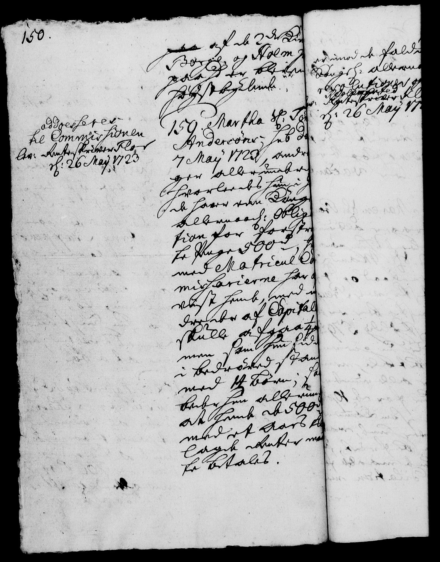 Rentekammeret, Kammerkanselliet, AV/RA-EA-3111/G/Gh/Gha/L0006: Norsk ekstraktmemorialprotokoll (merket RK 53.51), 1723-1724, p. 150