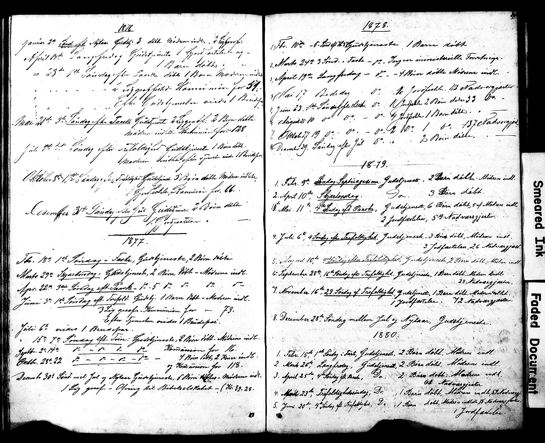Ministerialprotokoller, klokkerbøker og fødselsregistre - Møre og Romsdal, SAT/A-1454/550/L0618: Parish register (copy) no. 550C01, 1870-1927, p. 291