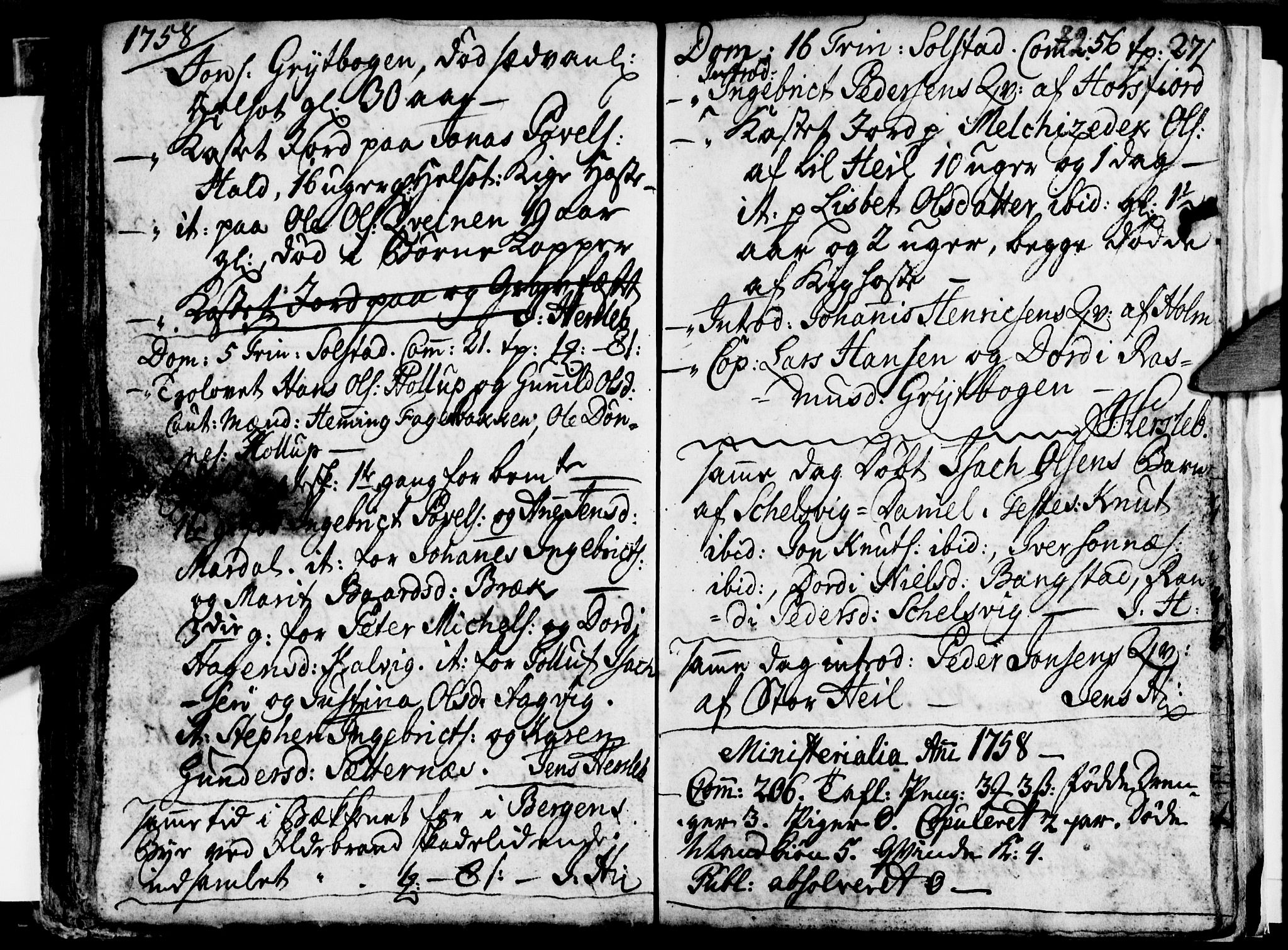 Ministerialprotokoller, klokkerbøker og fødselsregistre - Nordland, SAT/A-1459/811/L0164: Parish register (official) no. 811A01, 1677-1762, p. 82
