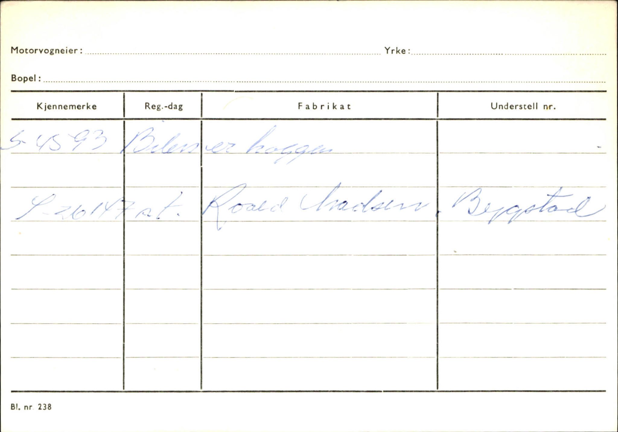 Statens vegvesen, Sogn og Fjordane vegkontor, AV/SAB-A-5301/4/F/L0132: Eigarregister Askvoll A-Å. Balestrand A-Å, 1945-1975, p. 2430