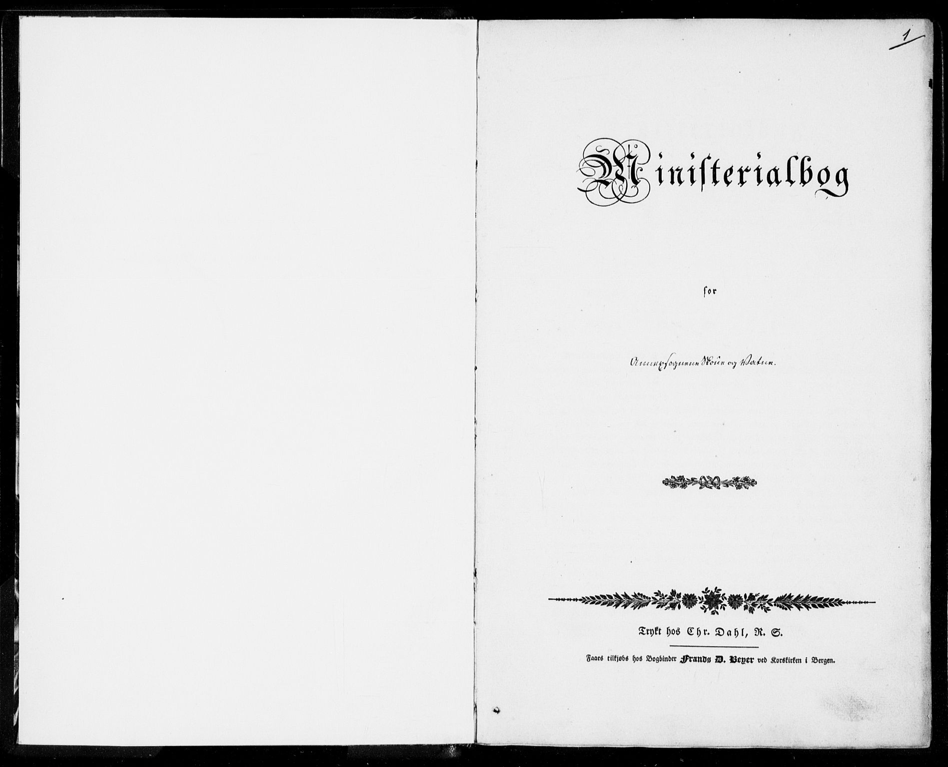 Ministerialprotokoller, klokkerbøker og fødselsregistre - Møre og Romsdal, AV/SAT-A-1454/524/L0352: Parish register (official) no. 524A04, 1838-1847, p. 1