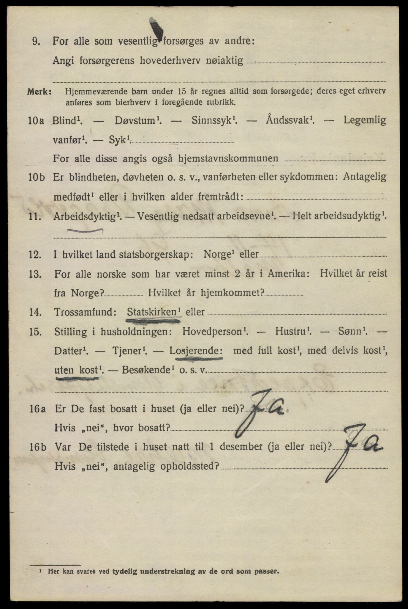 SAO, 1920 census for Kristiania, 1920, p. 536200