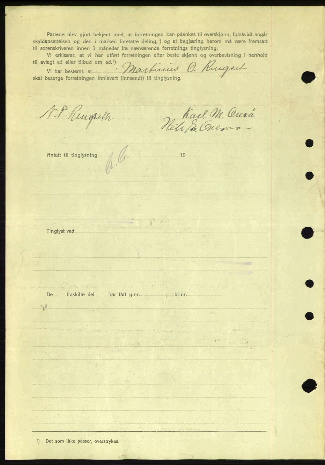 Nordre Sunnmøre sorenskriveri, AV/SAT-A-0006/1/2/2C/2Ca: Mortgage book no. A2, 1936-1937, Diary no: : 194/1937