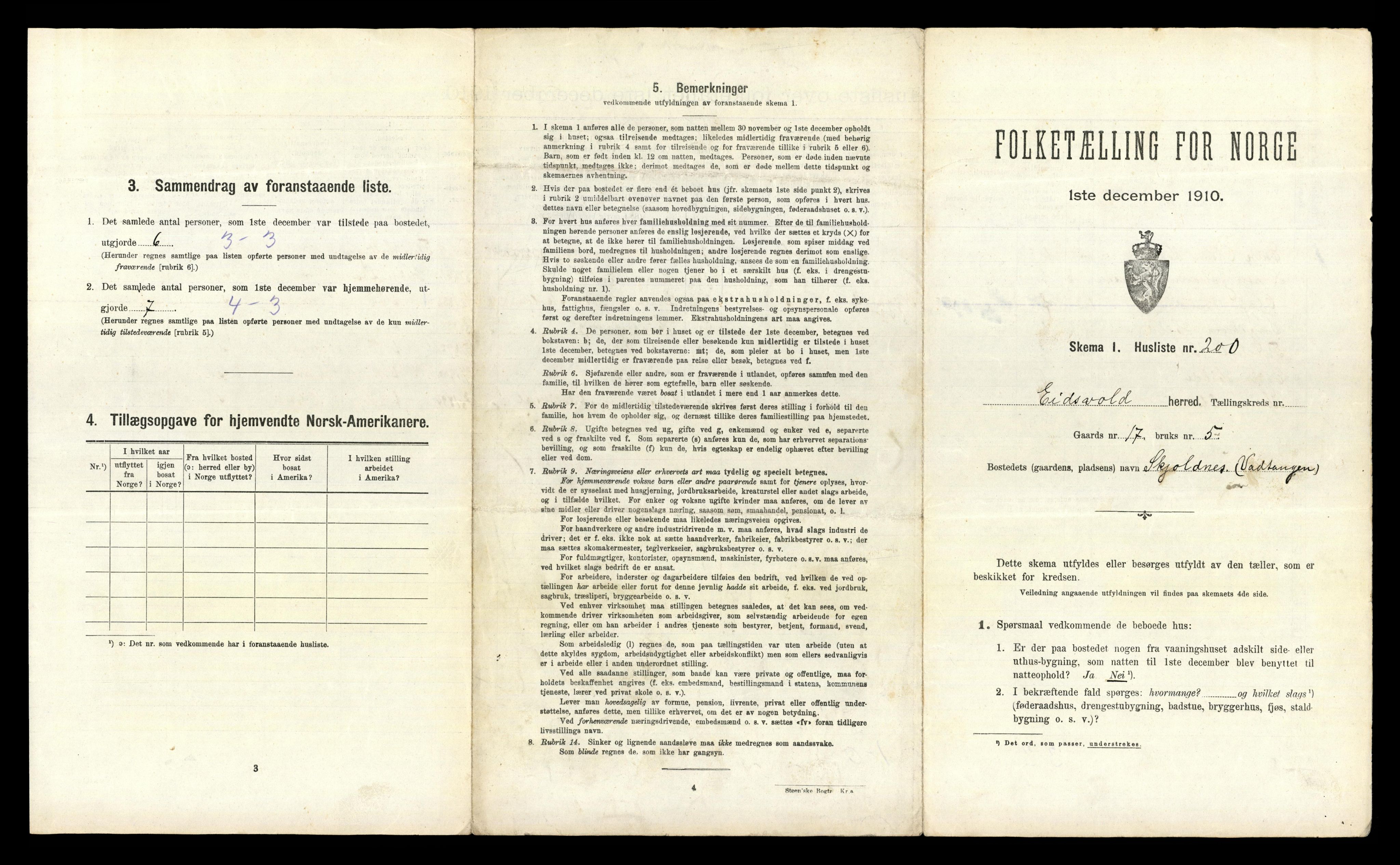 RA, 1910 census for Eidsvoll, 1910, p. 480