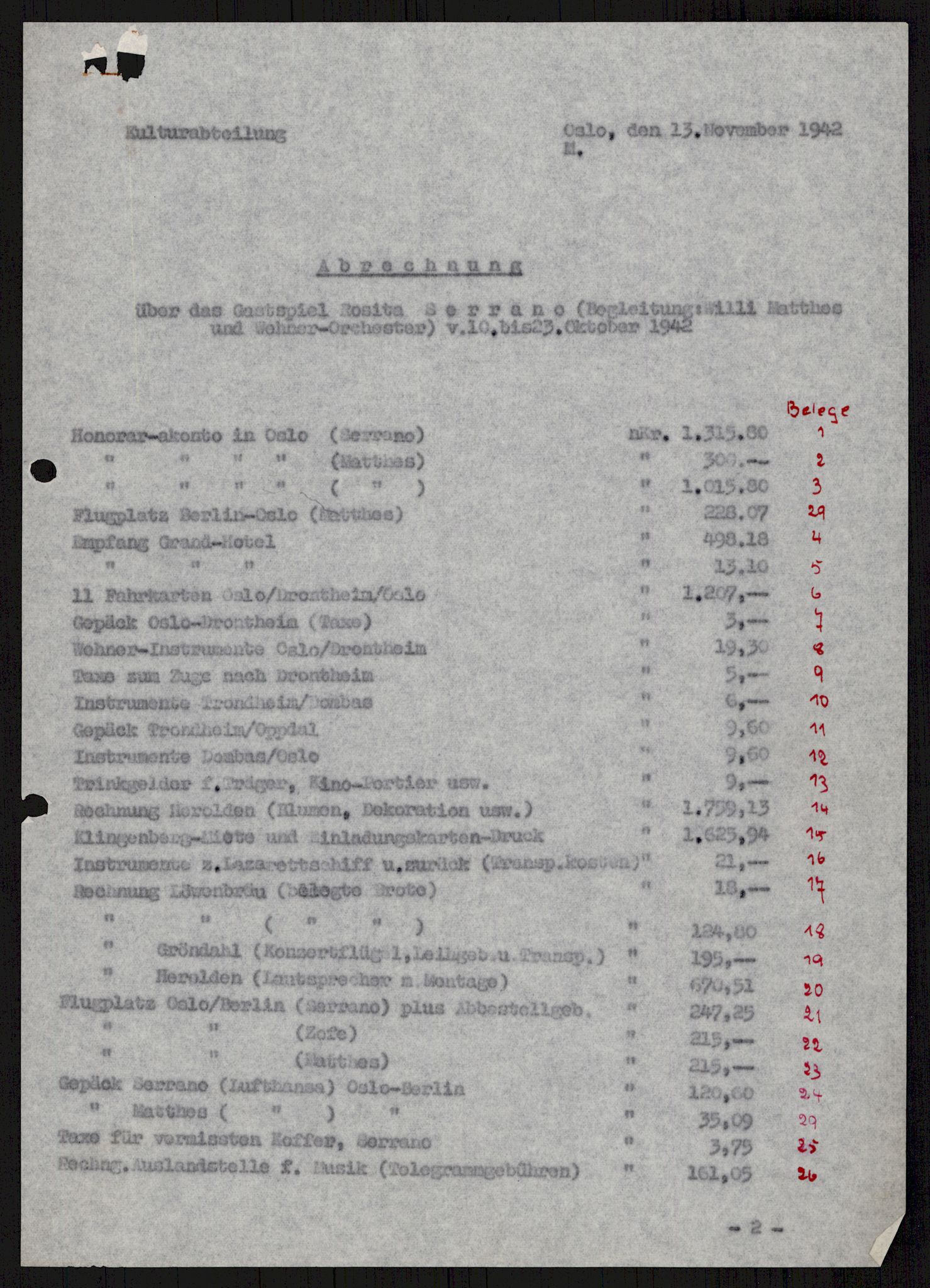 Tyske arkiver, Reichskommissariat, AV/RA-RAFA-2174/E/Ei/L0002/0002: Dokumentsamling / Rosita Serrano , 1942, p. 413