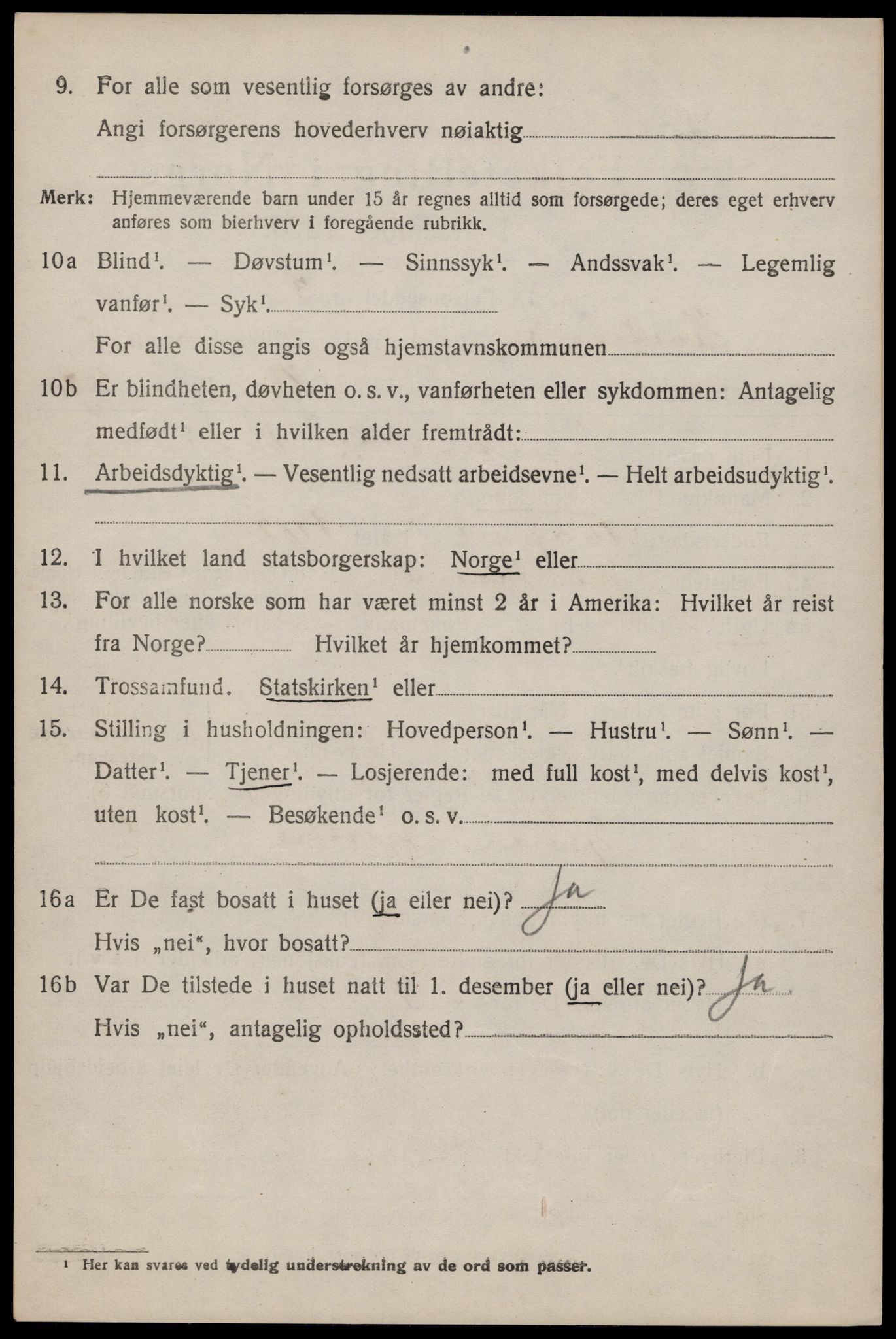 SAKO, 1920 census for Kviteseid, 1920, p. 6966