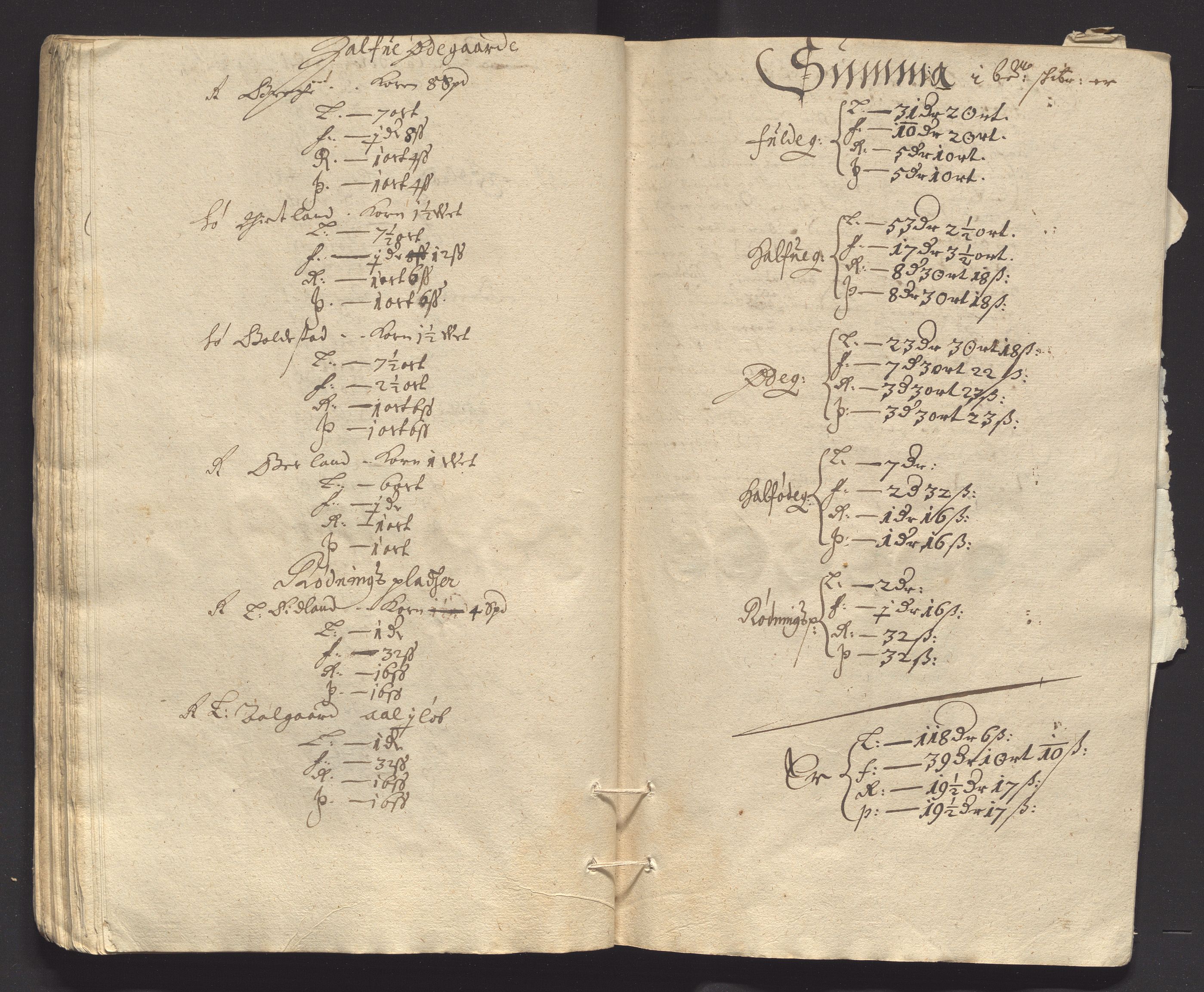 Stavanger len, AV/SAST-A-101870/Ob/L0042: Diverse, 1665-1670, p. 123