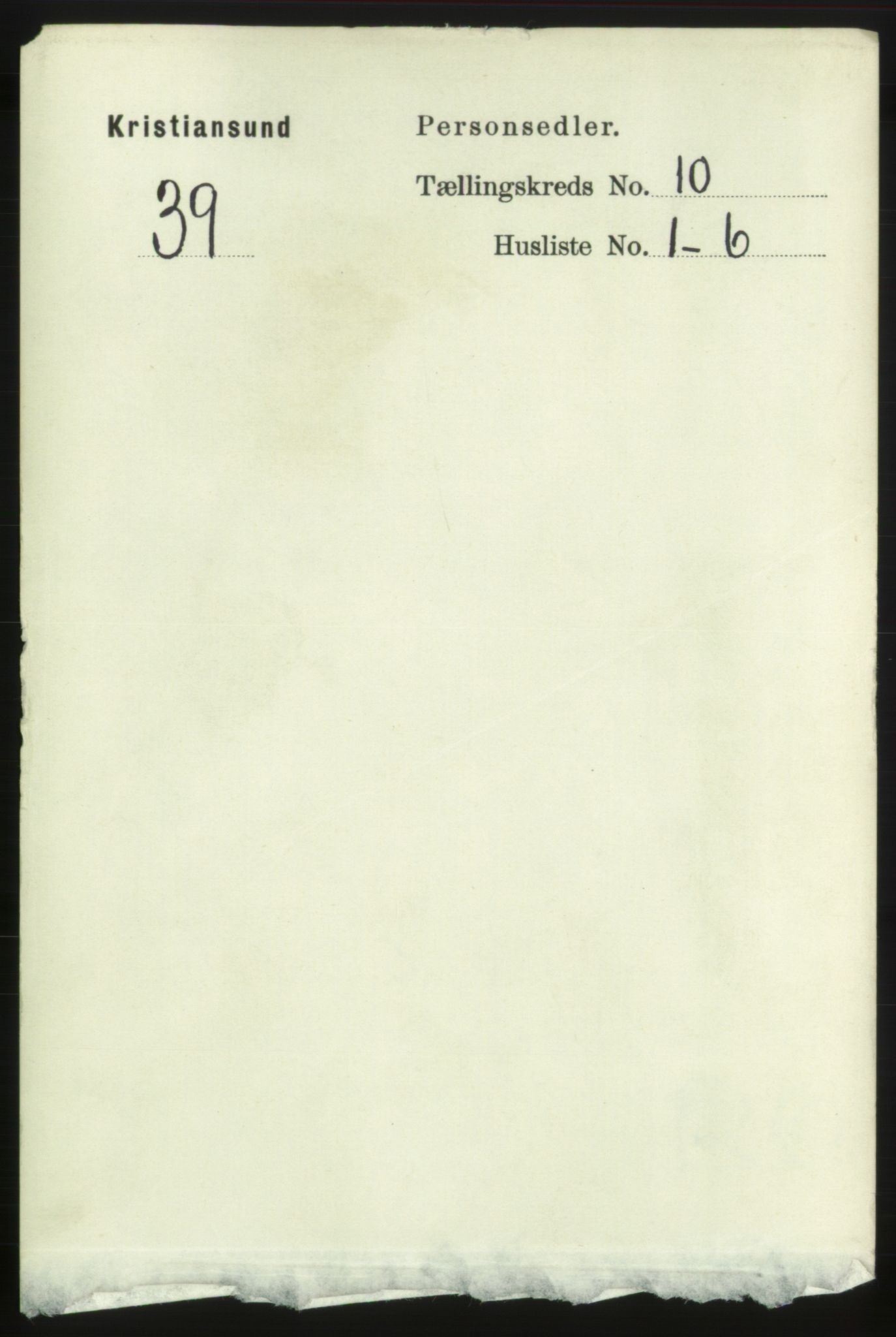 RA, 1891 census for 1503 Kristiansund, 1891, p. 8050