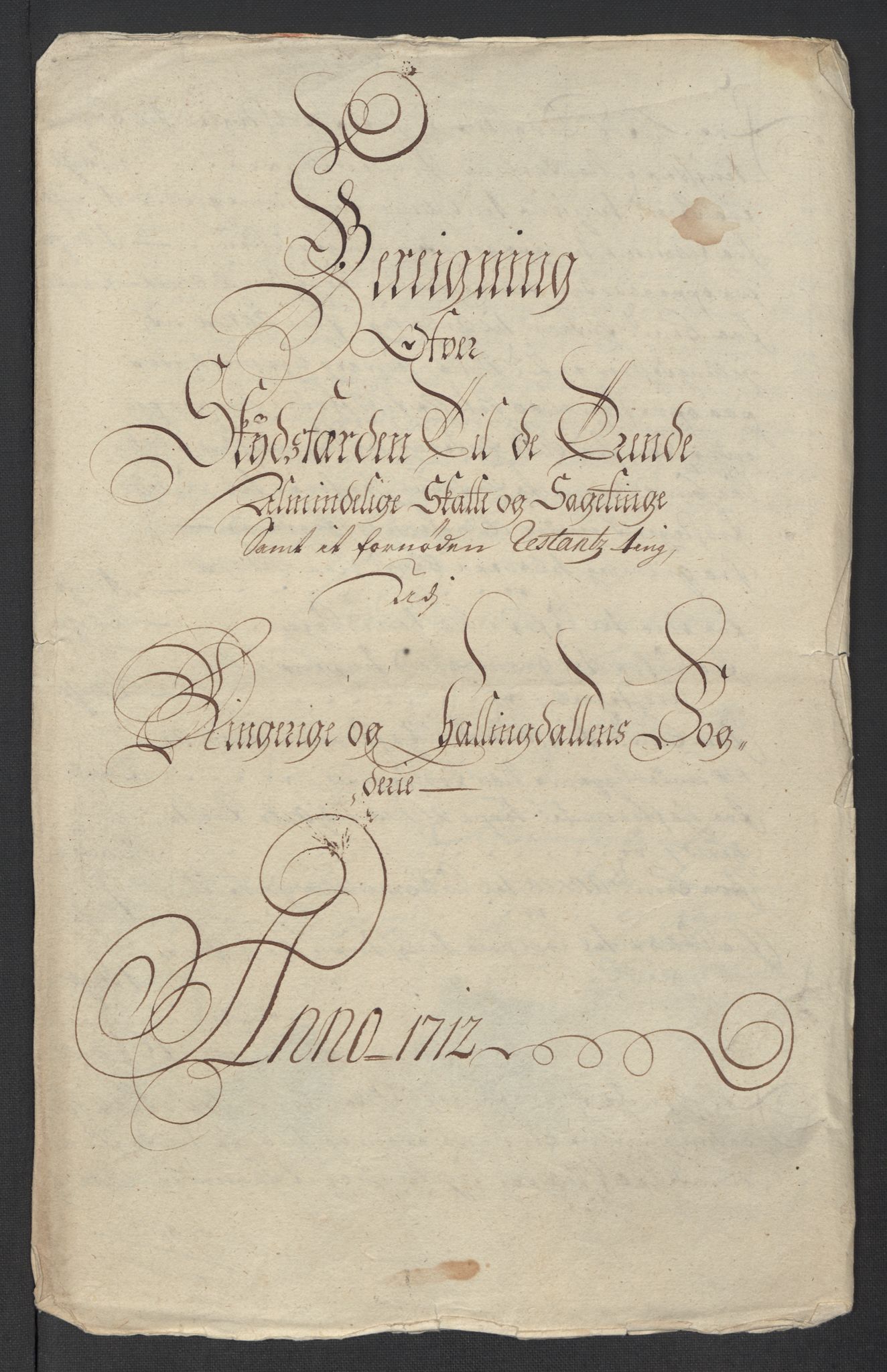 Rentekammeret inntil 1814, Reviderte regnskaper, Fogderegnskap, AV/RA-EA-4092/R23/L1470: Fogderegnskap Ringerike og Hallingdal, 1712, p. 222