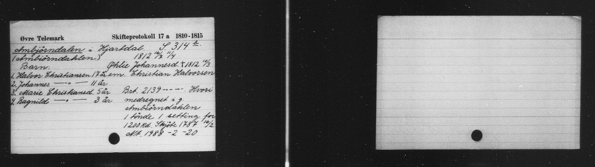 Vest-Telemark sorenskriveri, AV/SAKO-A-134/H, 1689-1821, p. 3