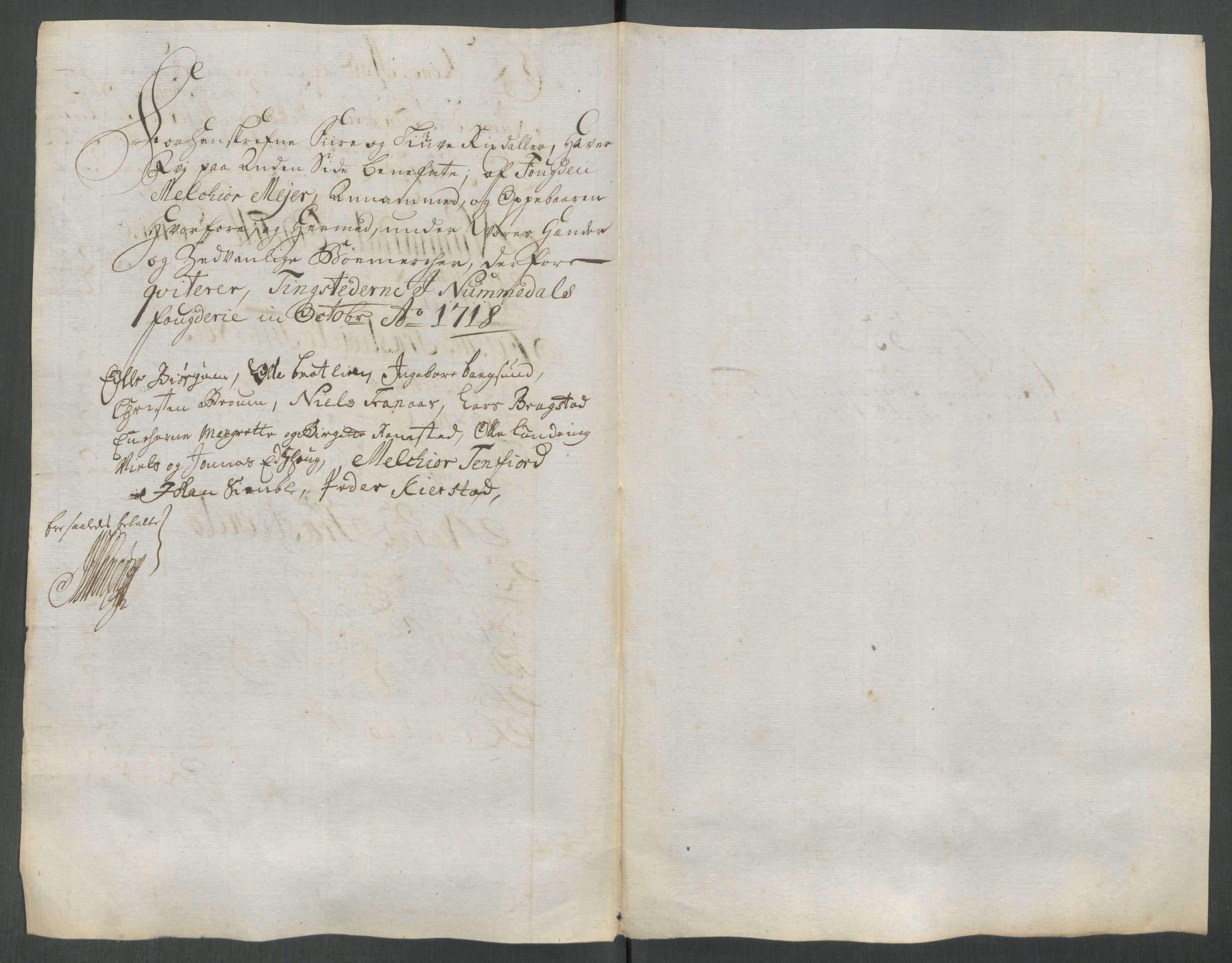 Rentekammeret inntil 1814, Reviderte regnskaper, Fogderegnskap, AV/RA-EA-4092/R64/L4439: Fogderegnskap Namdal, 1718, p. 213