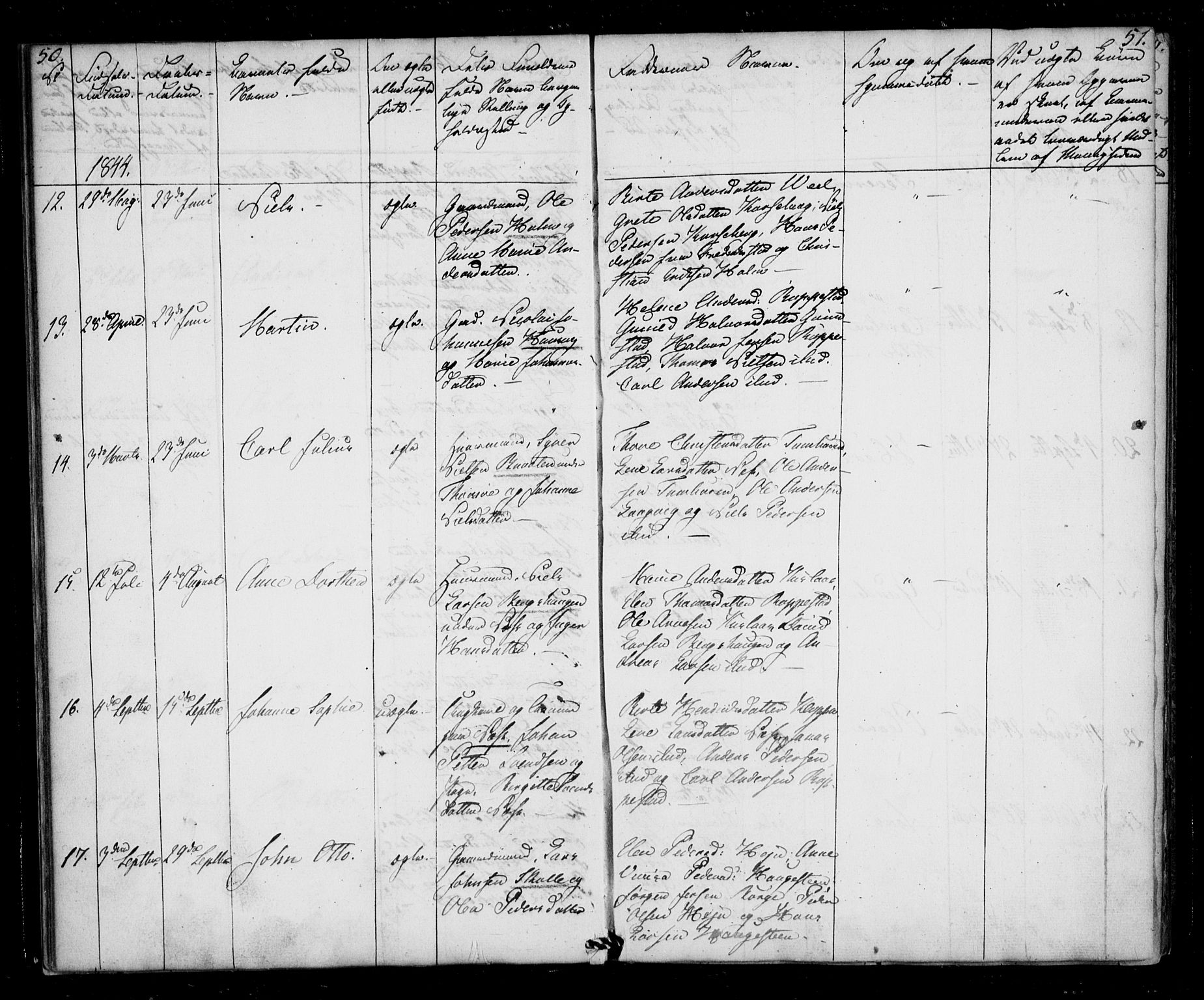 Borge prestekontor Kirkebøker, AV/SAO-A-10903/F/Fb/L0001: Parish register (official) no. II 1, 1836-1852, p. 50-51