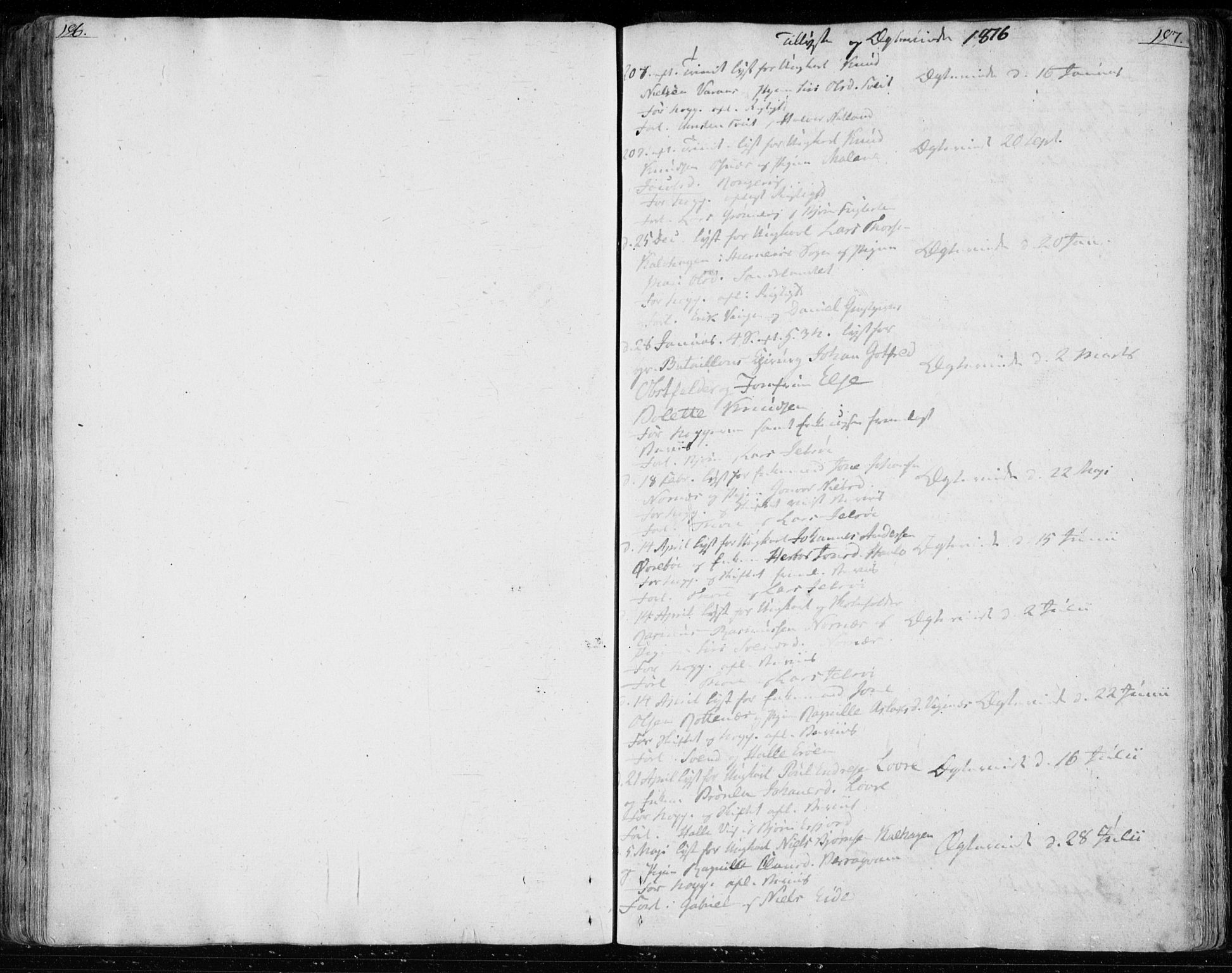 Jelsa sokneprestkontor, SAST/A-101842/01/IV: Parish register (official) no. A 4, 1796-1816, p. 196-197