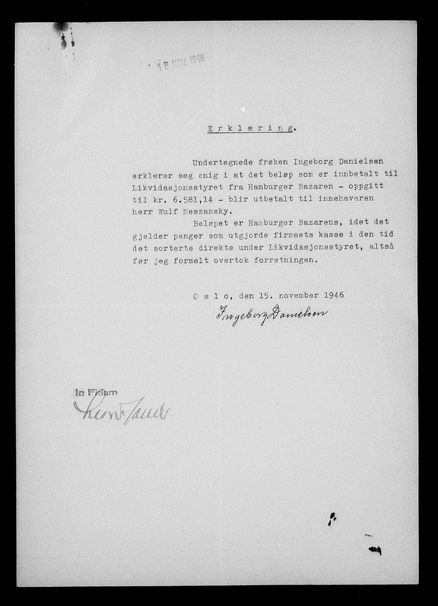 Justisdepartementet, Tilbakeføringskontoret for inndratte formuer, AV/RA-S-1564/H/Hc/Hcc/L0964: --, 1945-1947, p. 588