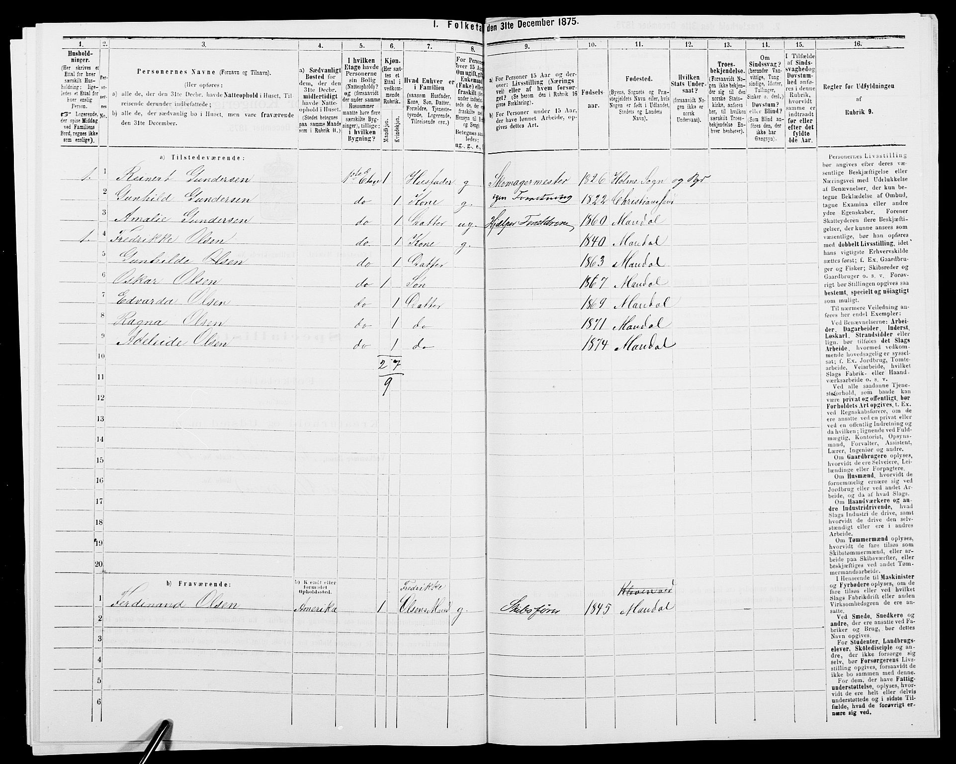 SAK, 1875 census for 1002B Mandal/Mandal, 1875, p. 379