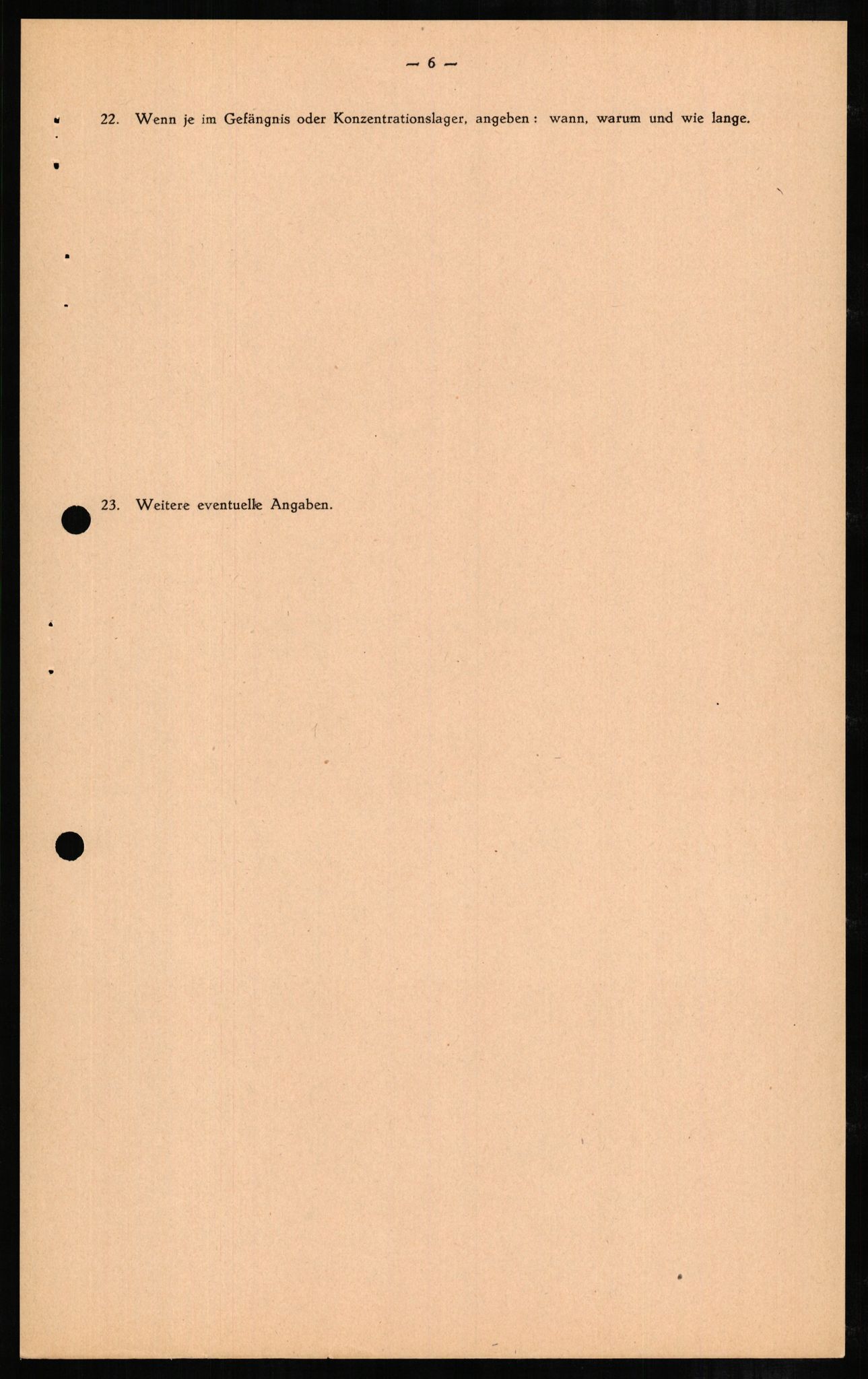 Forsvaret, Forsvarets overkommando II, RA/RAFA-3915/D/Db/L0003: CI Questionaires. Tyske okkupasjonsstyrker i Norge. Tyskere., 1945-1946, p. 529