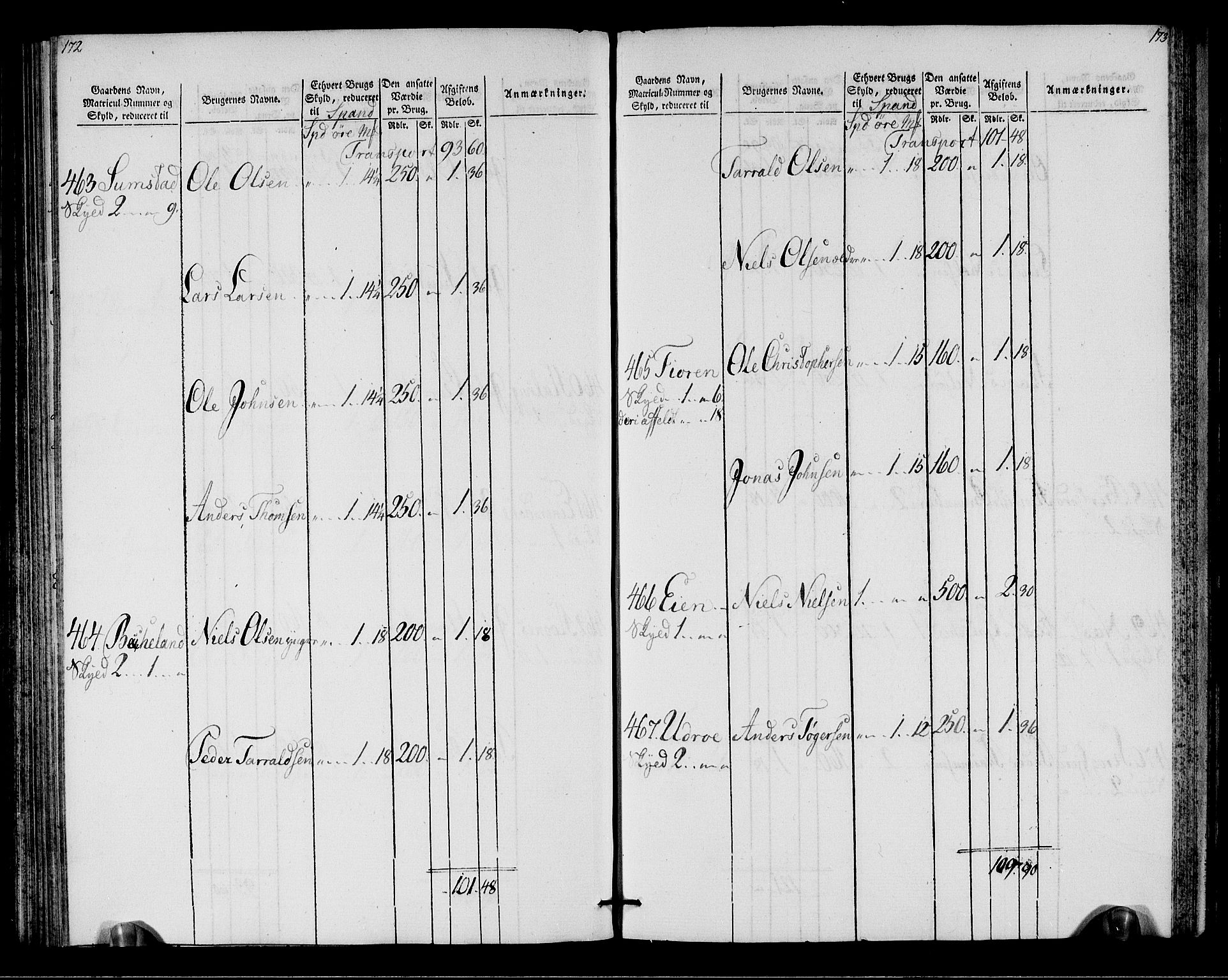 Rentekammeret inntil 1814, Realistisk ordnet avdeling, AV/RA-EA-4070/N/Ne/Nea/L0146: Fosen fogderi. Oppebørselsregister, 1803-1804, p. 89