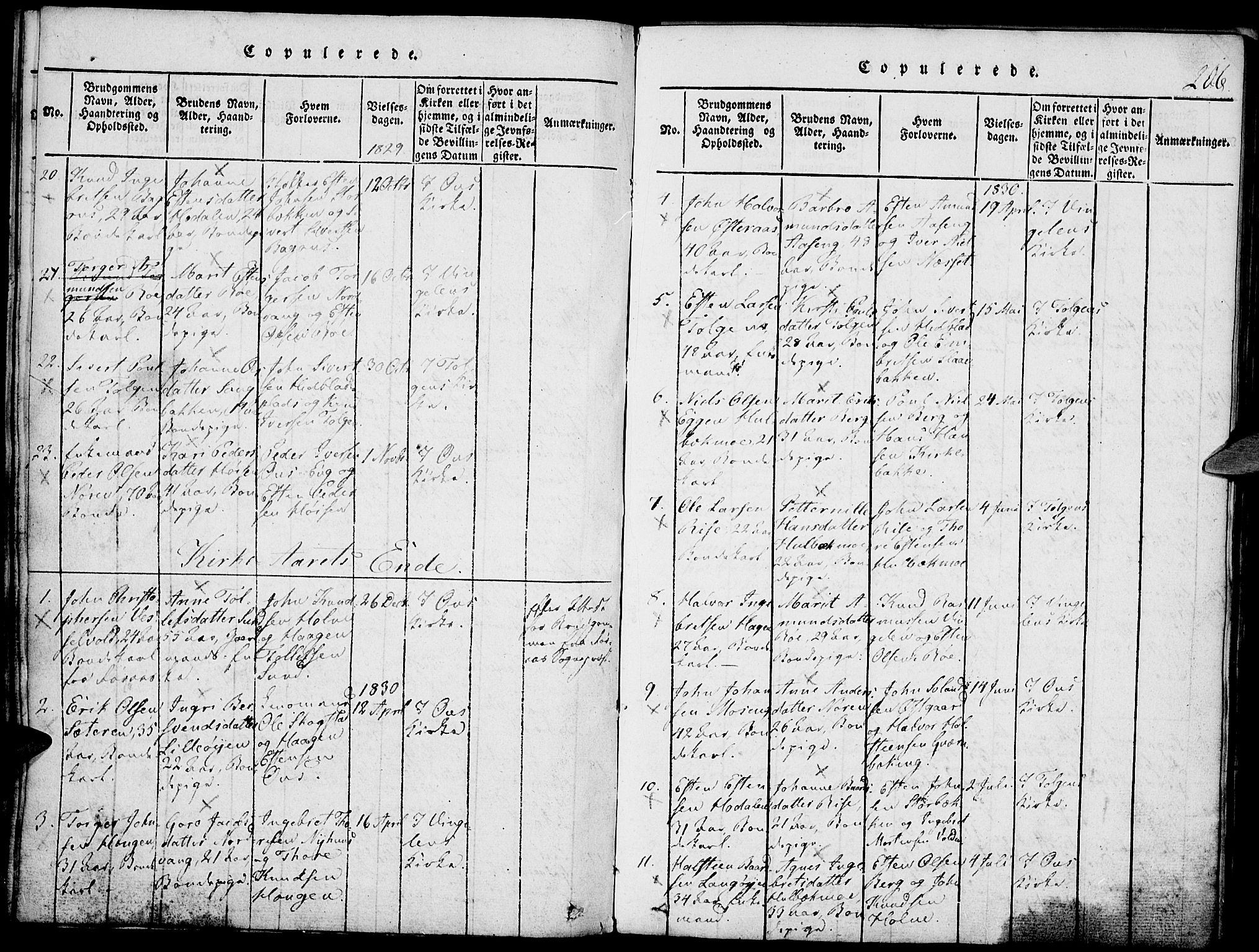 Tolga prestekontor, SAH/PREST-062/K/L0004: Parish register (official) no. 4, 1815-1836, p. 206