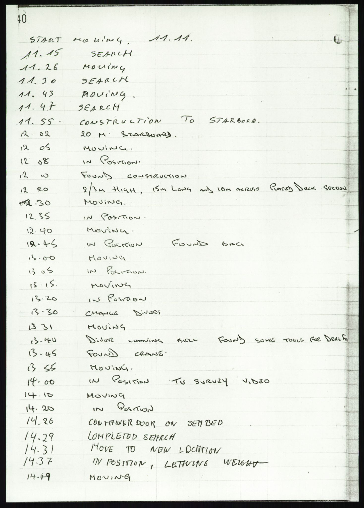 Justisdepartementet, Granskningskommisjonen ved Alexander Kielland-ulykken 27.3.1980, AV/RA-S-1165/D/L0018: R Feltopprydning (Doku.liste + R2, R4-R6 av 6), 1980-1981, p. 62