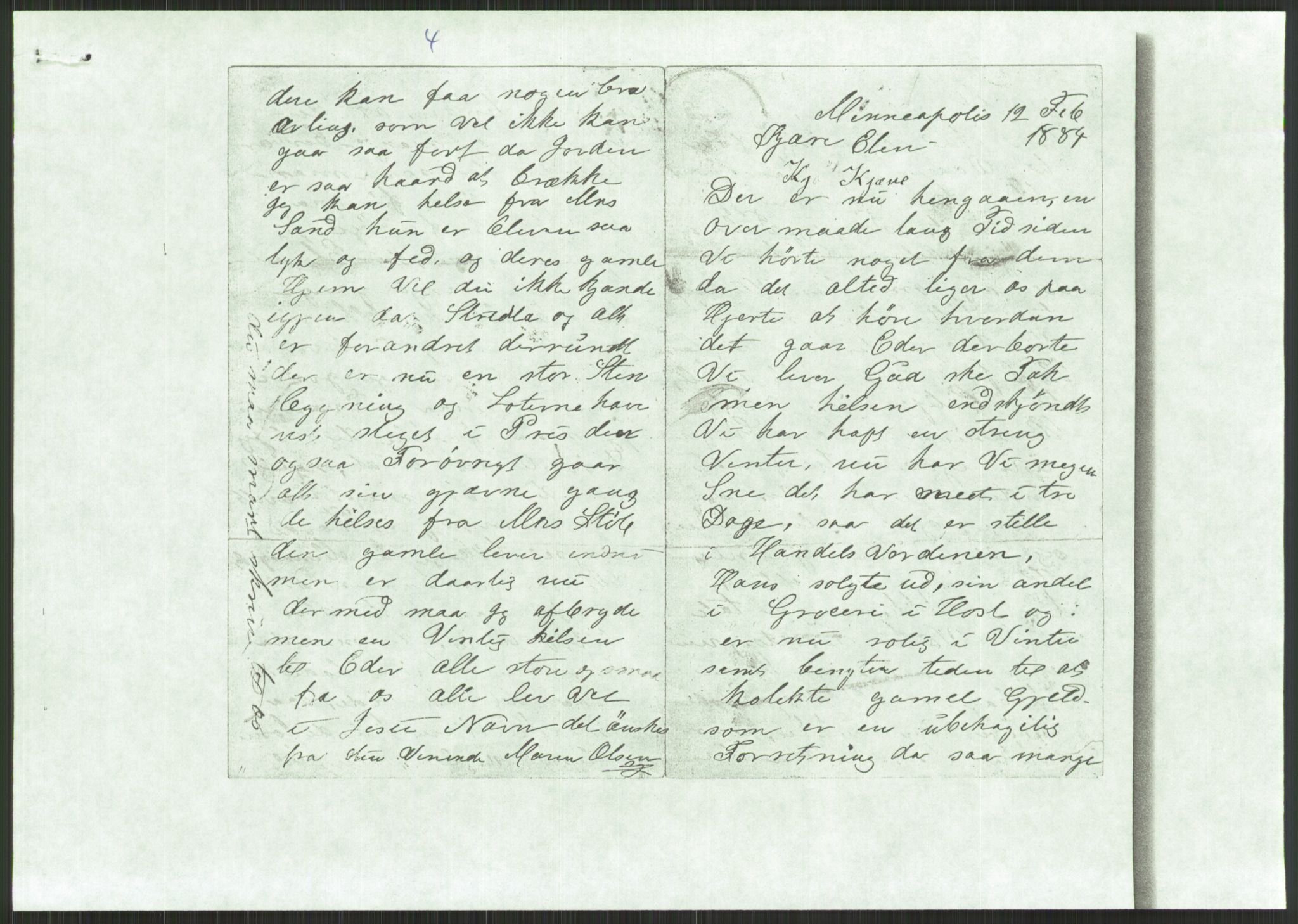 Samlinger til kildeutgivelse, Amerikabrevene, RA/EA-4057/F/L0034: Innlån fra Nord-Trøndelag, 1838-1914, p. 153