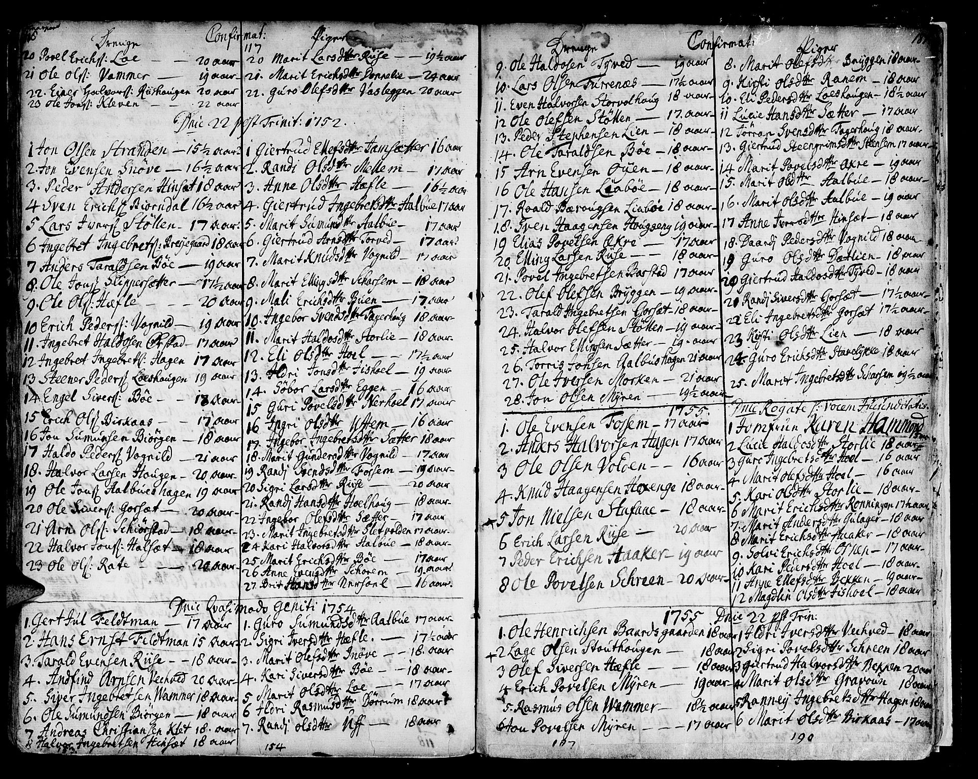 Ministerialprotokoller, klokkerbøker og fødselsregistre - Sør-Trøndelag, SAT/A-1456/678/L0891: Parish register (official) no. 678A01, 1739-1780, p. 187