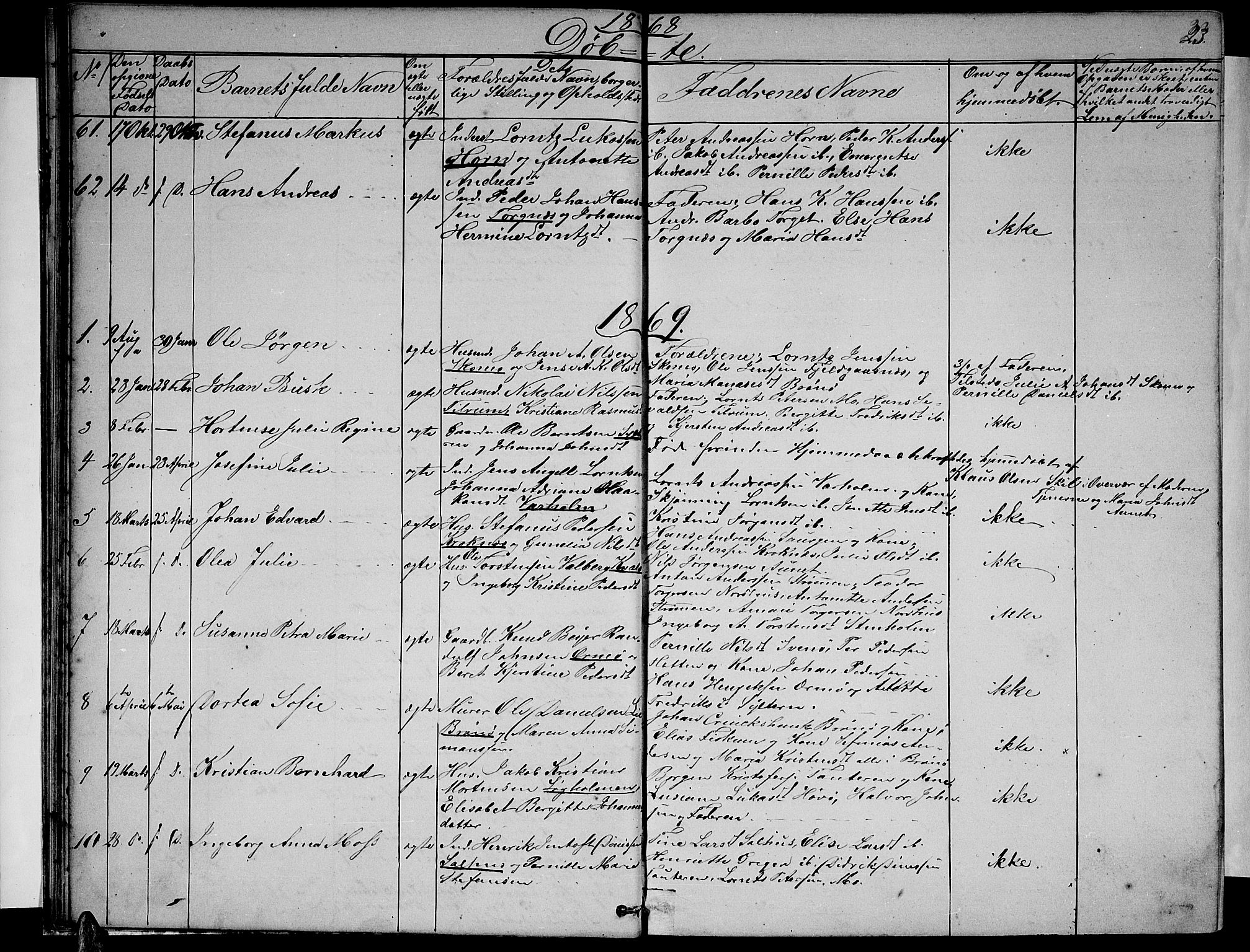 Ministerialprotokoller, klokkerbøker og fødselsregistre - Nordland, SAT/A-1459/813/L0212: Parish register (copy) no. 813C04, 1864-1886, p. 23
