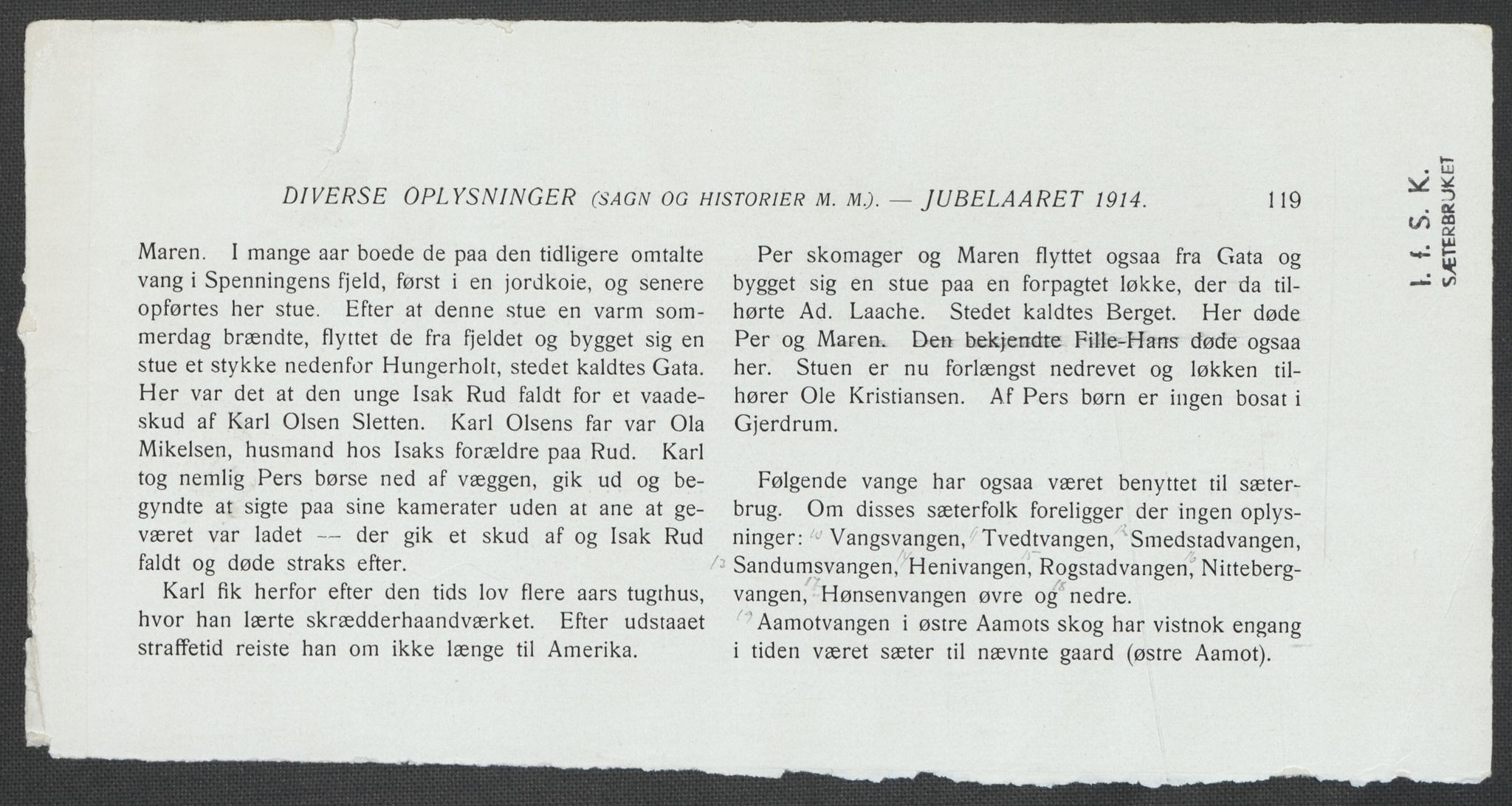 Instituttet for sammenlignende kulturforskning, AV/RA-PA-0424/F/Fc/L0002/0002: Eske B2: / Akershus (perm II), 1932-1936