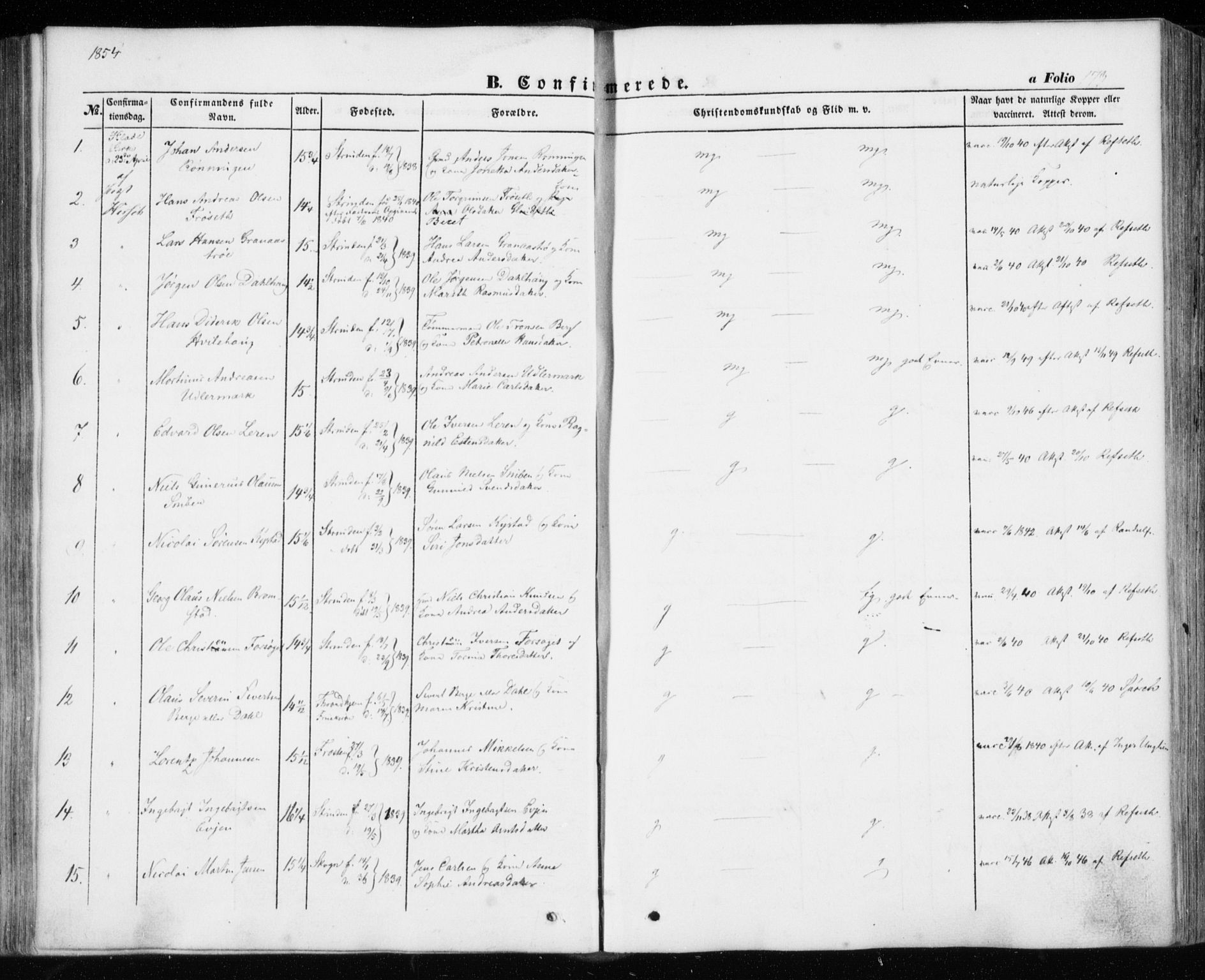 Ministerialprotokoller, klokkerbøker og fødselsregistre - Sør-Trøndelag, SAT/A-1456/606/L0291: Parish register (official) no. 606A06, 1848-1856, p. 173