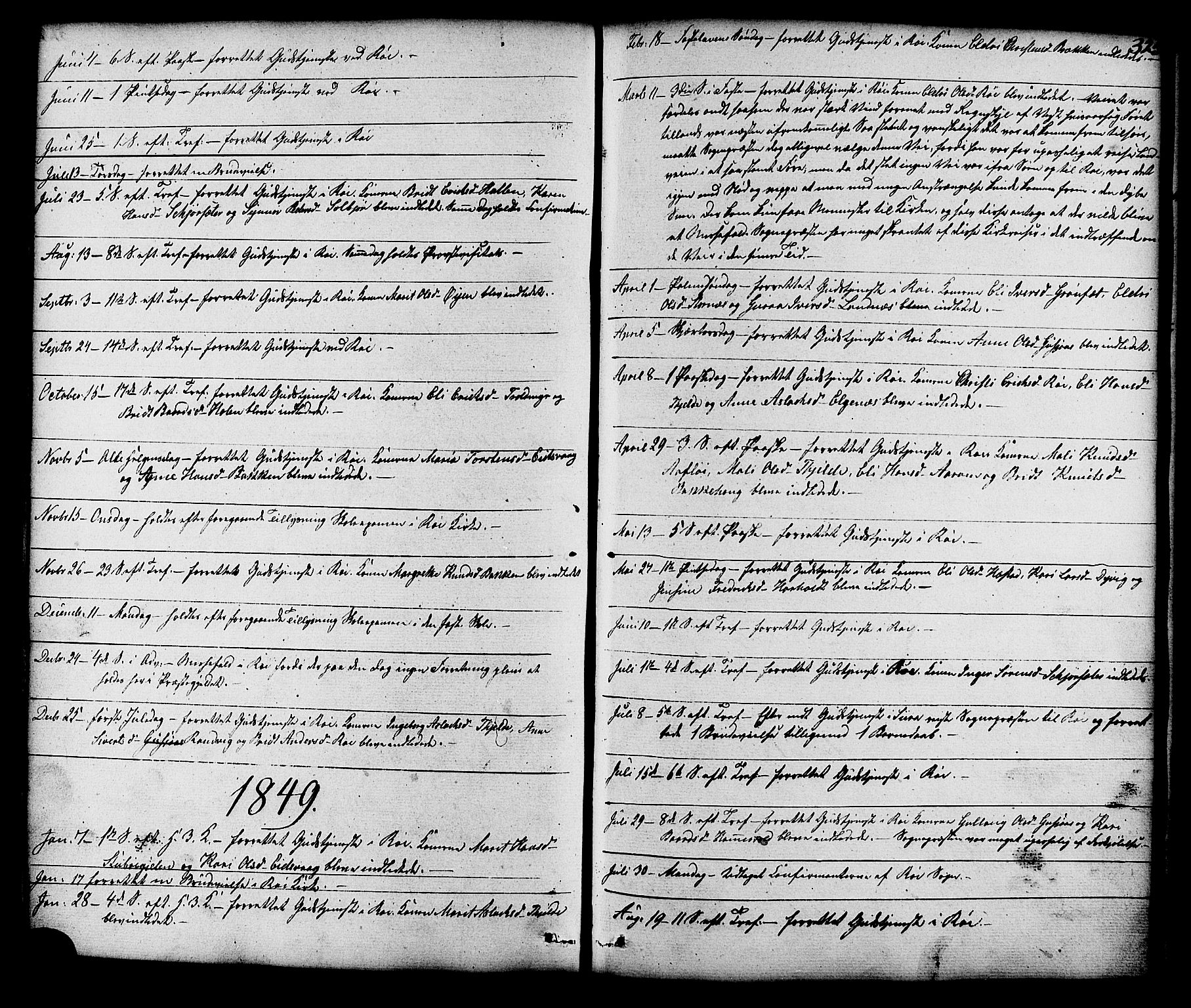 Ministerialprotokoller, klokkerbøker og fødselsregistre - Møre og Romsdal, SAT/A-1454/551/L0625: Parish register (official) no. 551A05, 1846-1879, p. 325