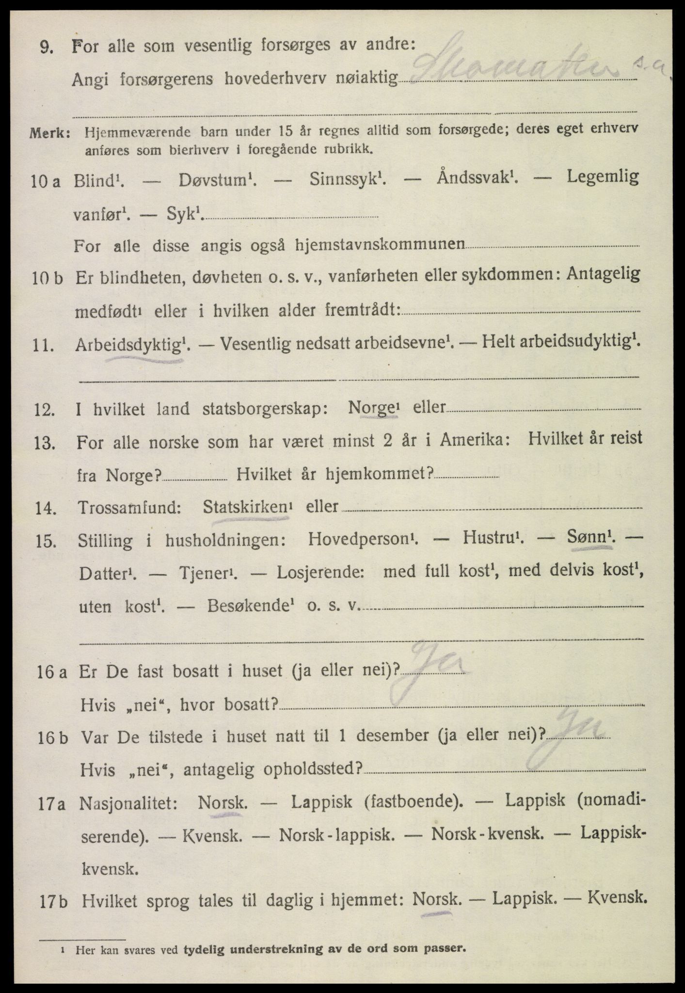 SAT, 1920 census for Stjørdal, 1920, p. 4171