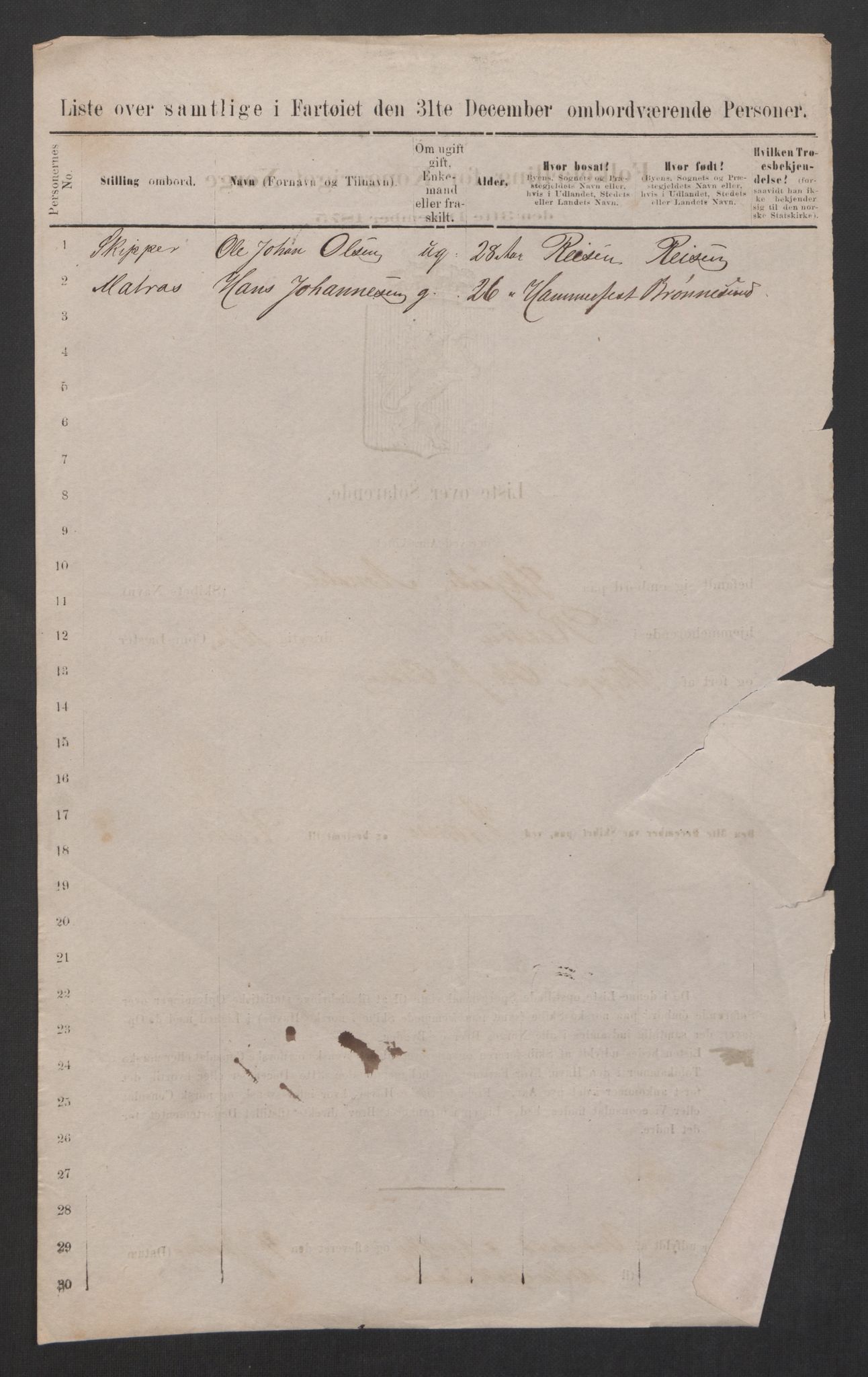 RA, 1875 census, lists of crew on ships: Ships in domestic ports, 1875, p. 375