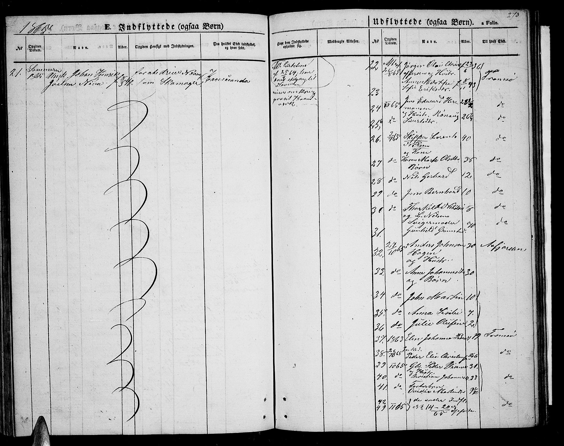 Tromsøysund sokneprestkontor, AV/SATØ-S-1304/G/Gb/L0001klokker: Parish register (copy) no. 1, 1857-1869, p. 273