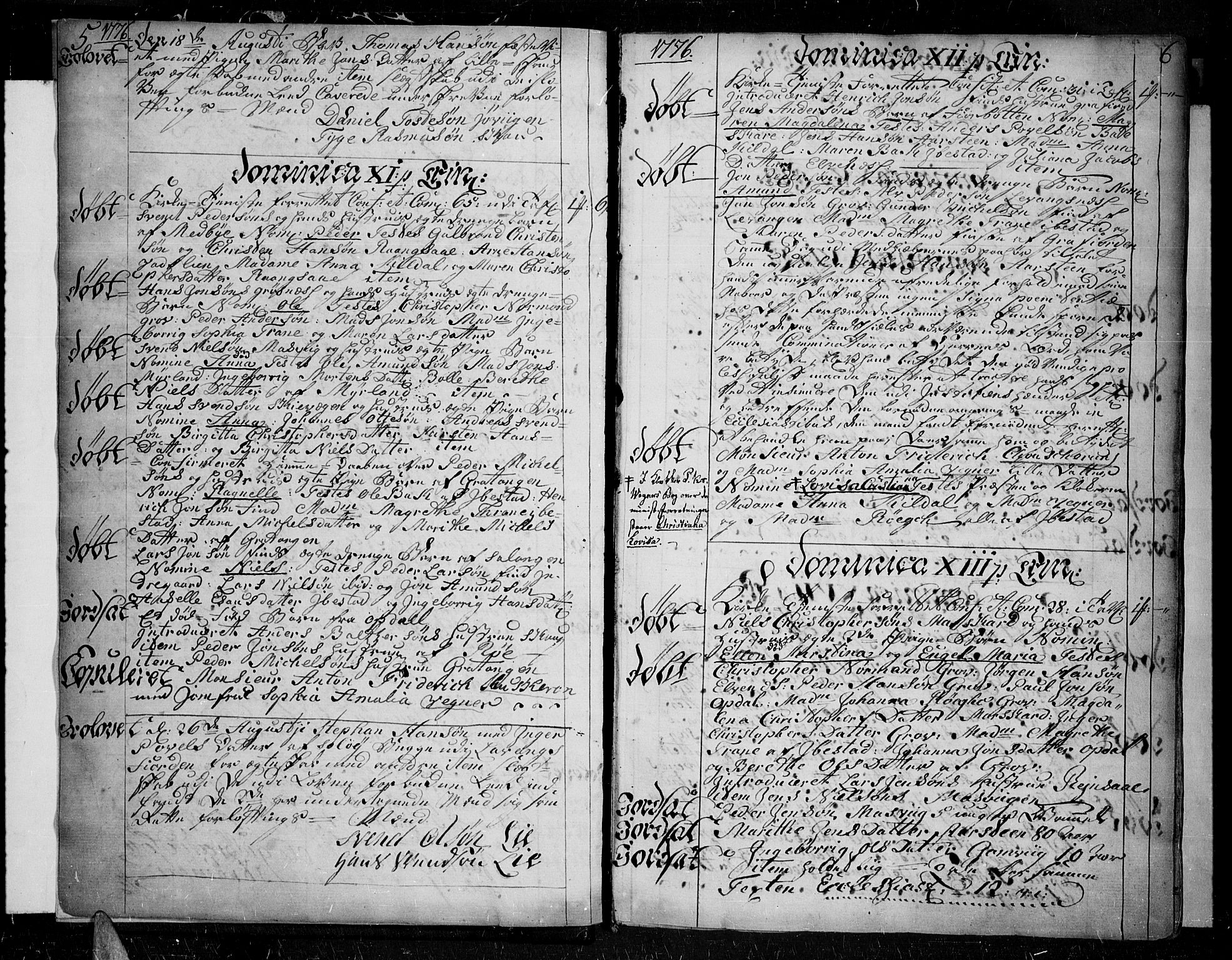 Ibestad sokneprestembete, SATØ/S-0077/H/Ha/Haa/L0003kirke: Parish register (official) no. 3, 1776-1801, p. 5-6