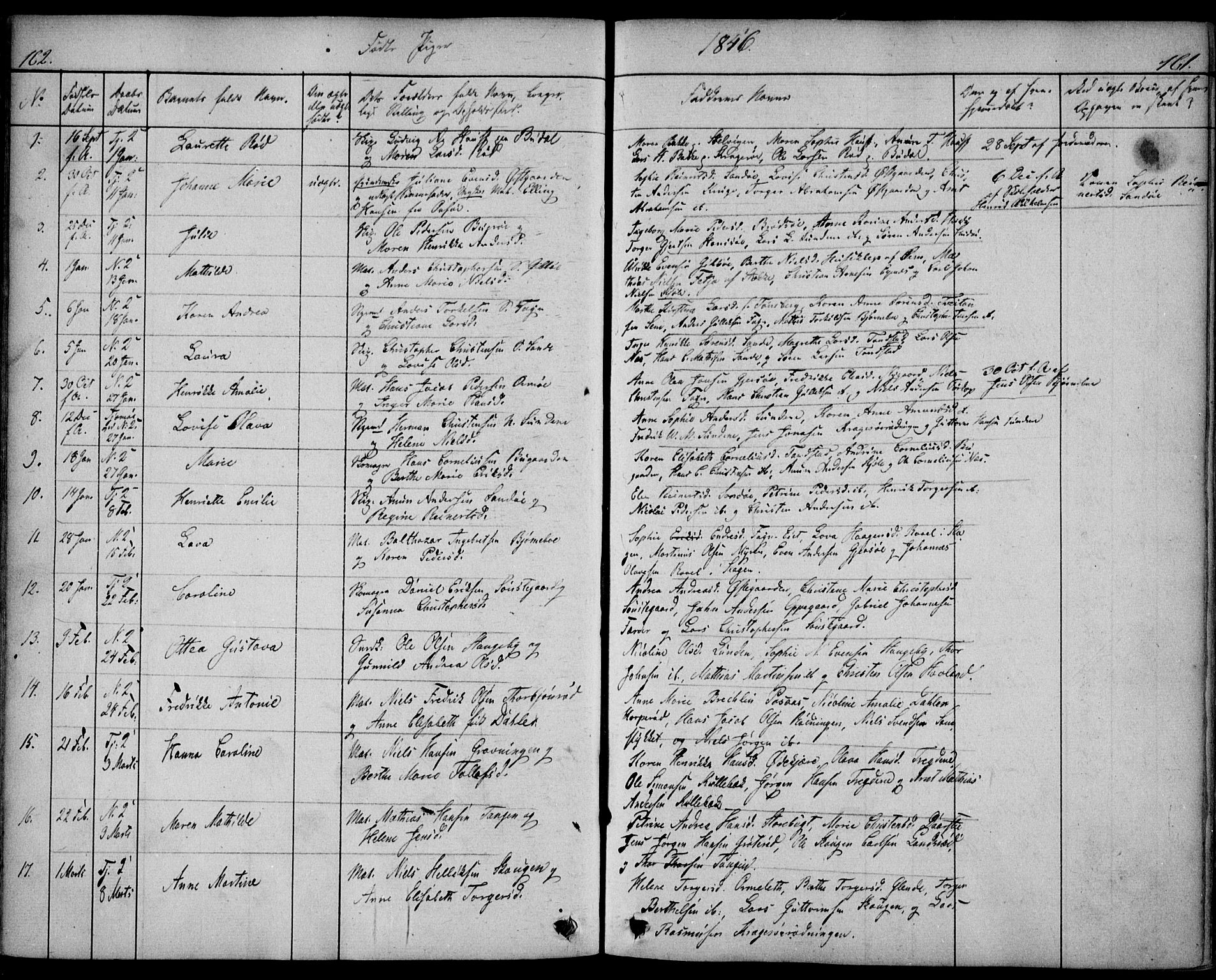 Nøtterøy kirkebøker, AV/SAKO-A-354/F/Fa/L0005: Parish register (official) no. I 5, 1839-1852, p. 160-161