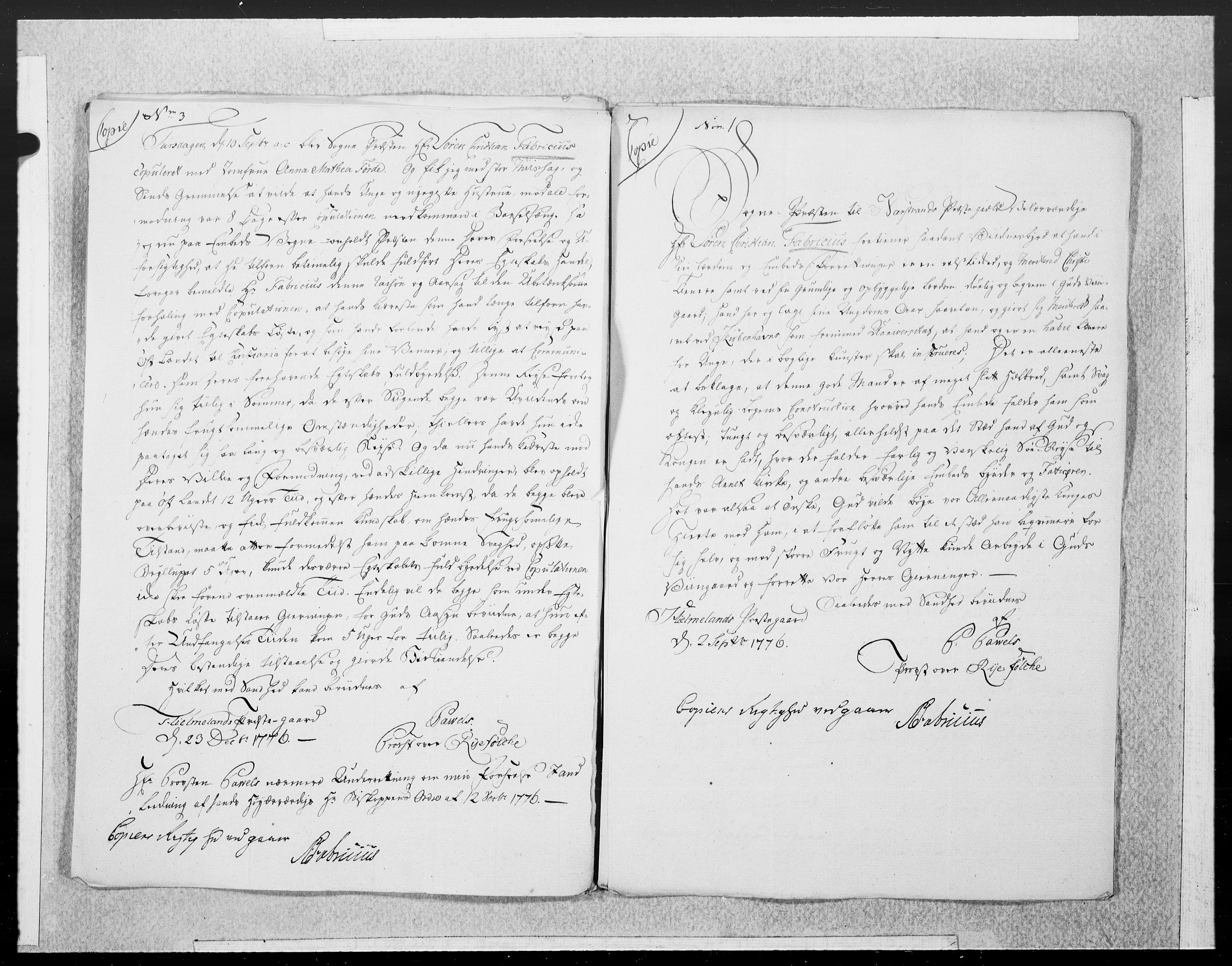 Danske Kanselli 1572-1799, AV/RA-EA-3023/F/Fc/Fcc/Fcca/L0230: Norske innlegg 1572-1799, 1779, p. 96
