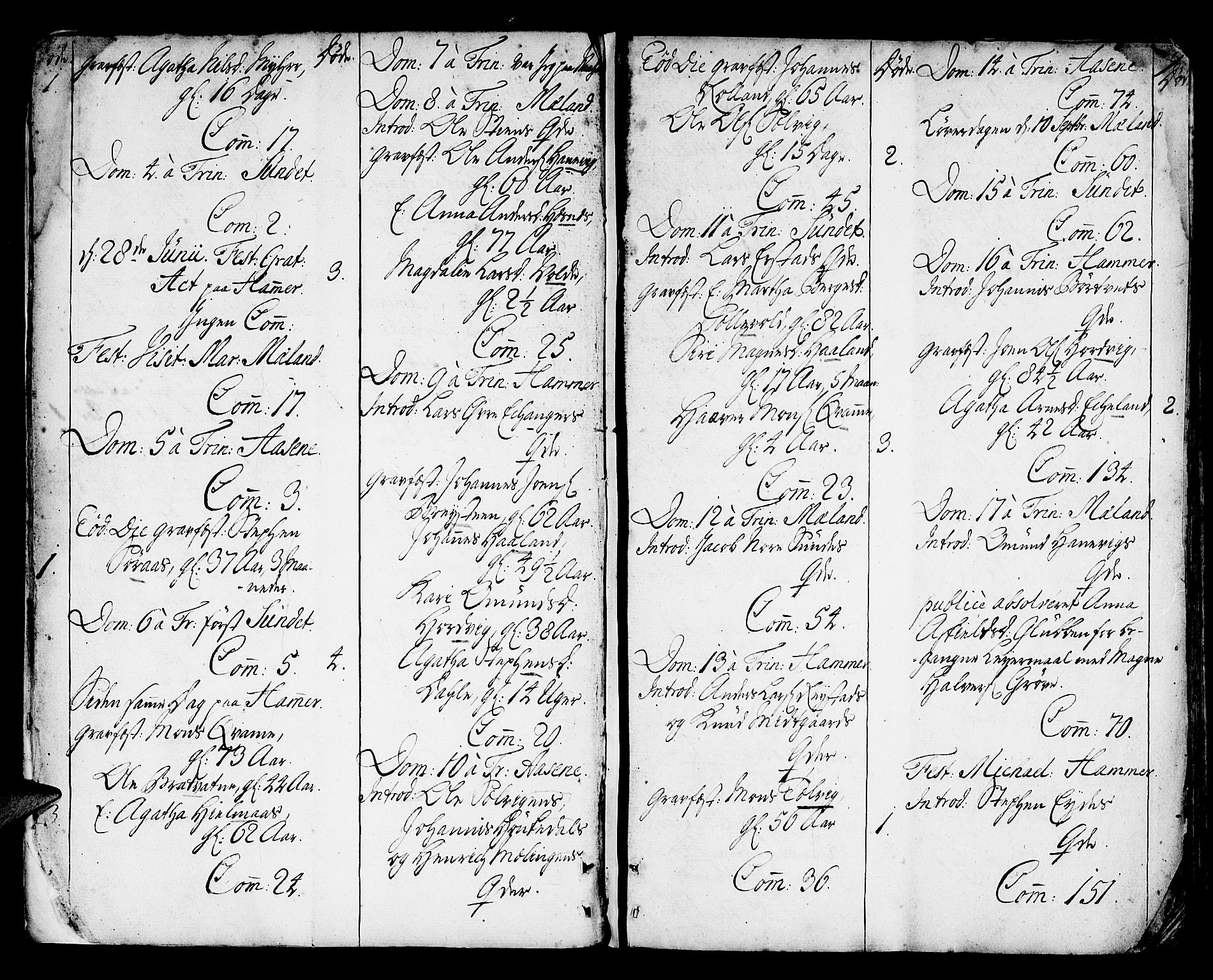 Hamre sokneprestembete, SAB/A-75501/H/Ha/Haa/Haaa/L0007: Parish register (official) no. A 7, 1762-1777, p. 9