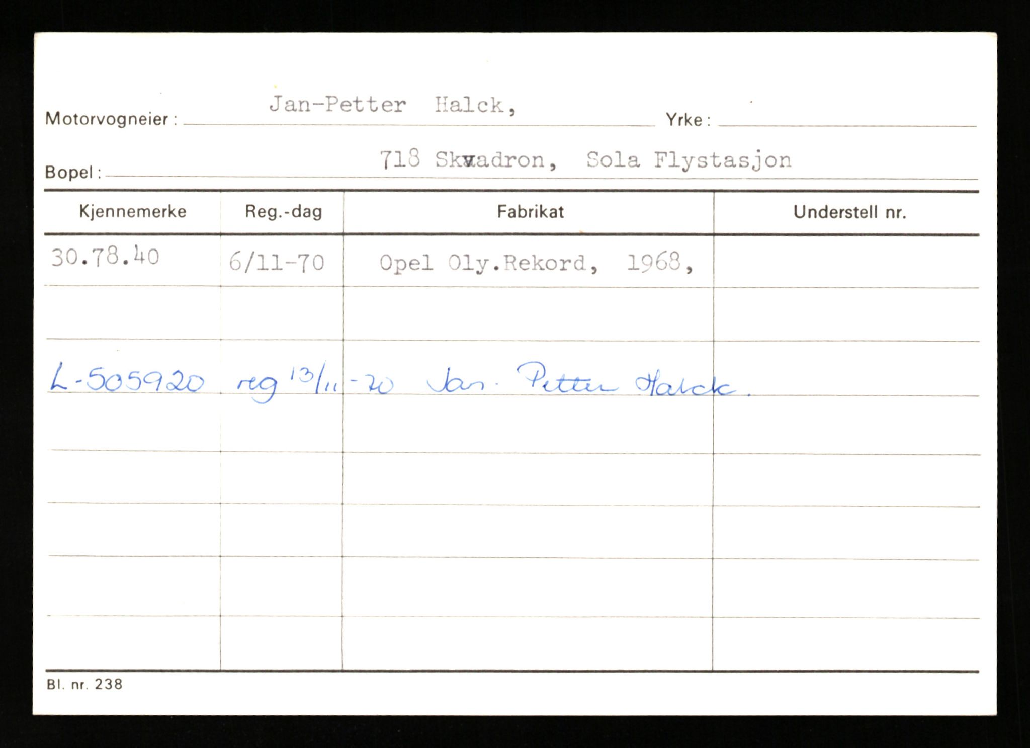 Stavanger trafikkstasjon, AV/SAST-A-101942/0/G/L0011: Registreringsnummer: 240000 - 363477, 1930-1971, p. 1581