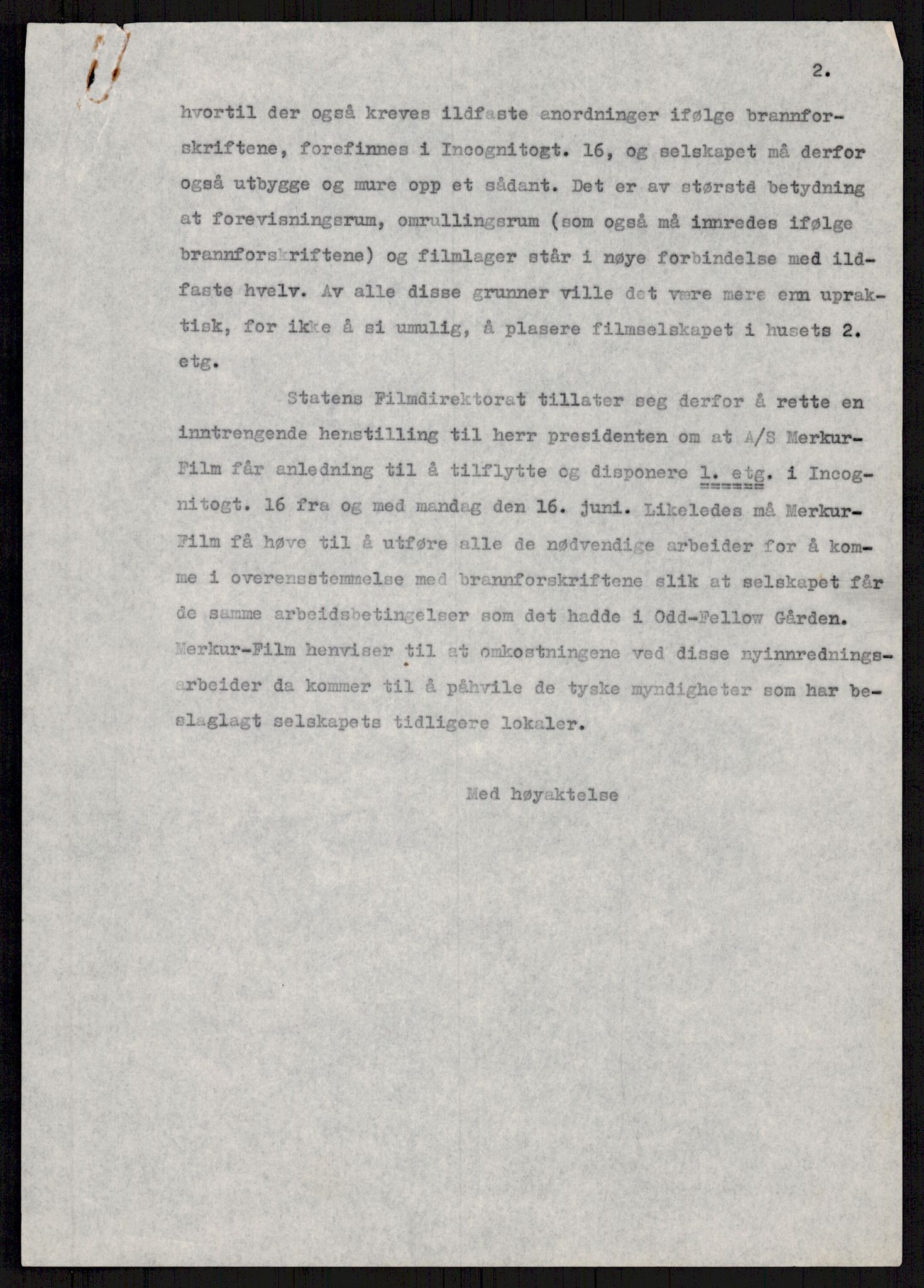 Tyske arkiver, Reichskommissariat, AV/RA-RAFA-2174/E/Ei/L0002/0005: Dokumentsamling / Dokumenter etter Leif Sinding, Statens Filmdirektorat , 1941-1943, p. 803