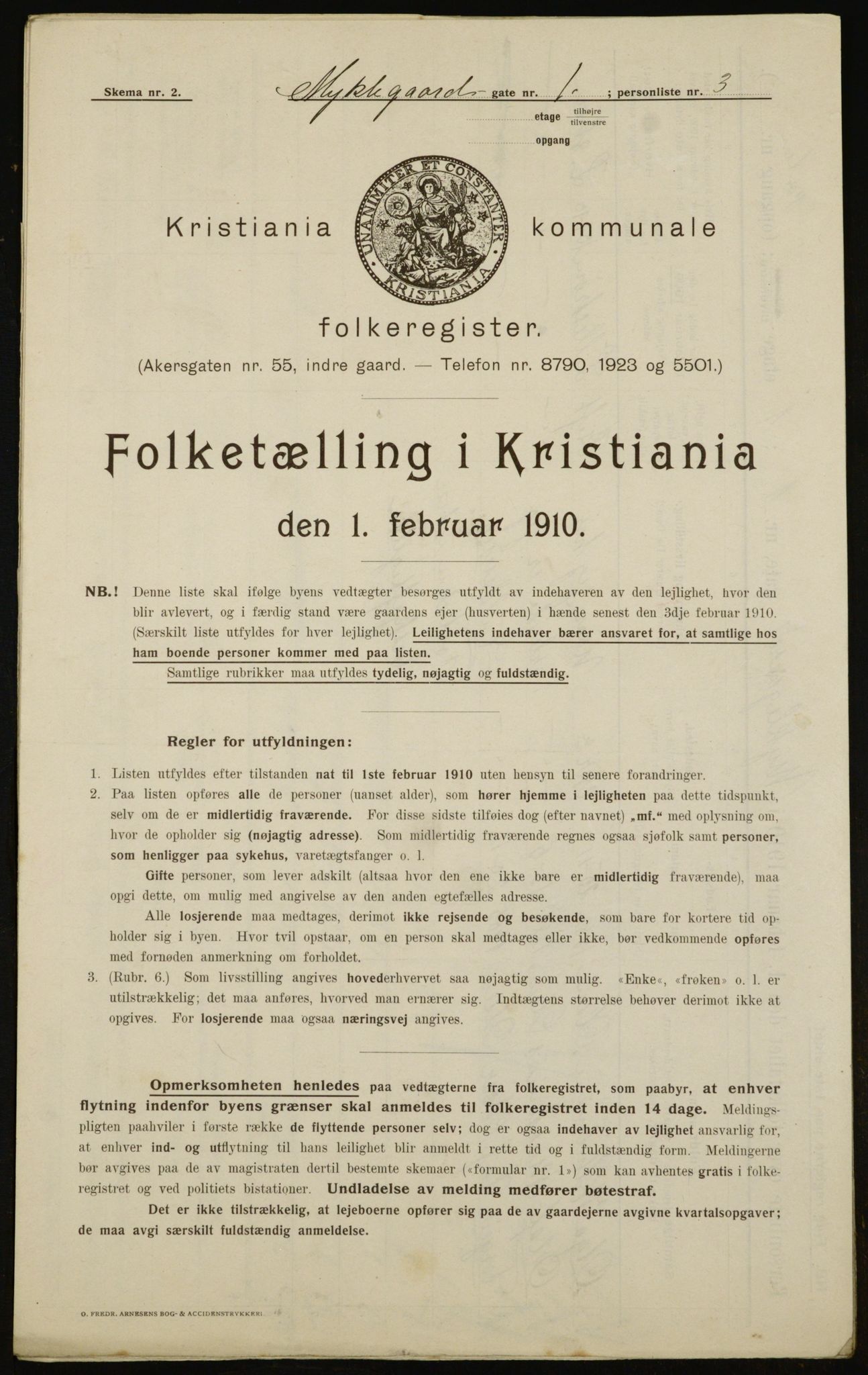 OBA, Municipal Census 1910 for Kristiania, 1910, p. 65821