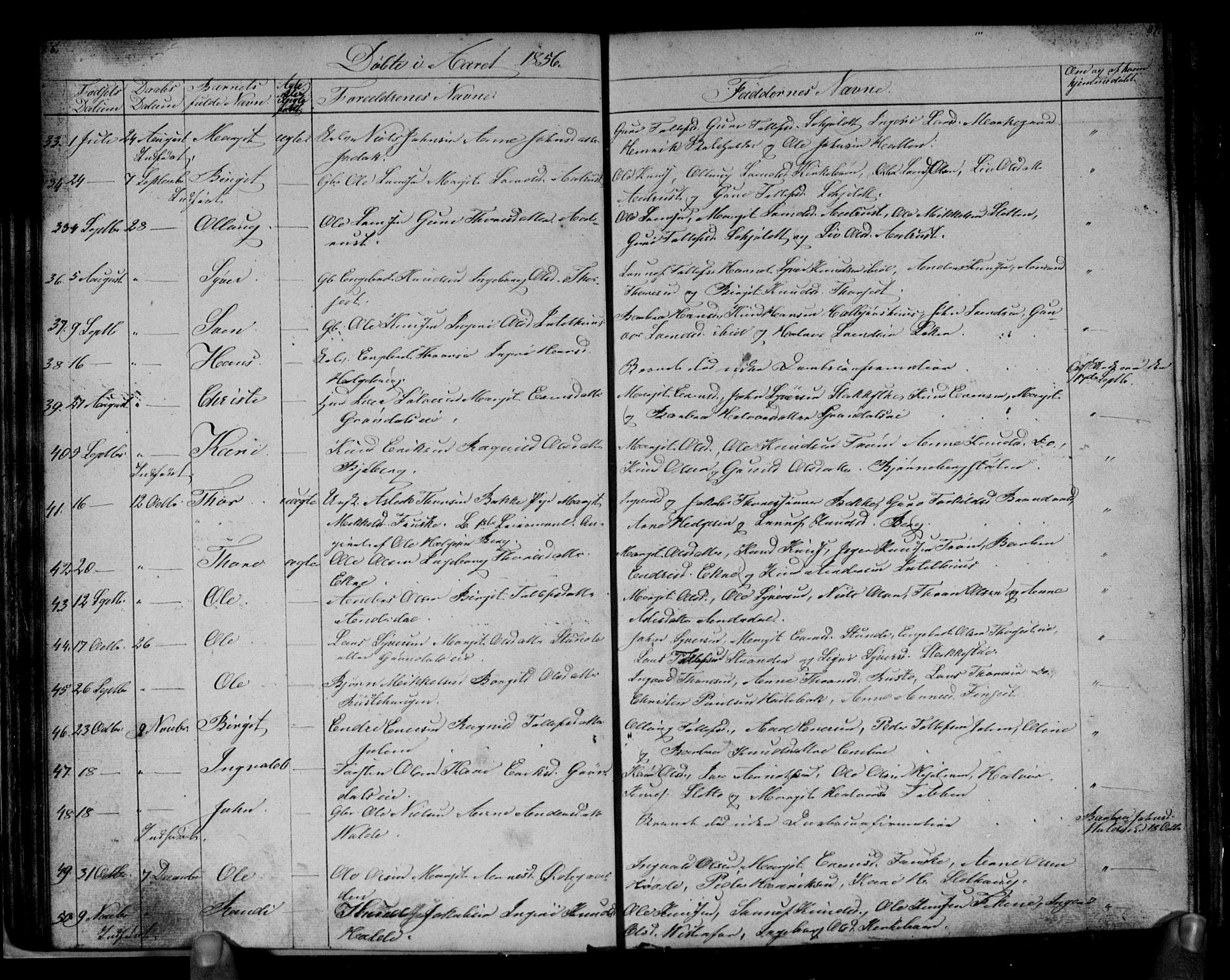 Gol kirkebøker, AV/SAKO-A-226/G/Gb/L0003: Parish register (copy) no. II 3, 1844-1858, p. 86-87