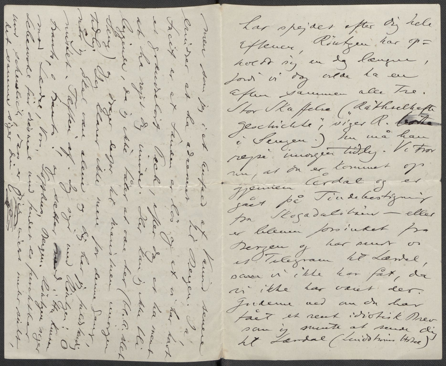 Beyer, Frants, AV/RA-PA-0132/F/L0001: Brev fra Edvard Grieg til Frantz Beyer og "En del optegnelser som kan tjene til kommentar til brevene" av Marie Beyer, 1872-1907, p. 396