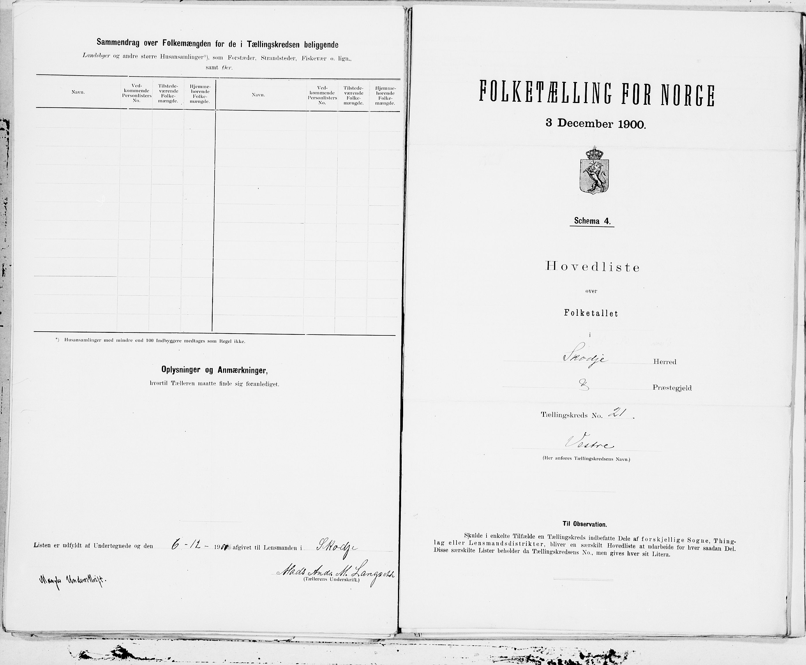 SAT, 1900 census for Skodje, 1900, p. 42