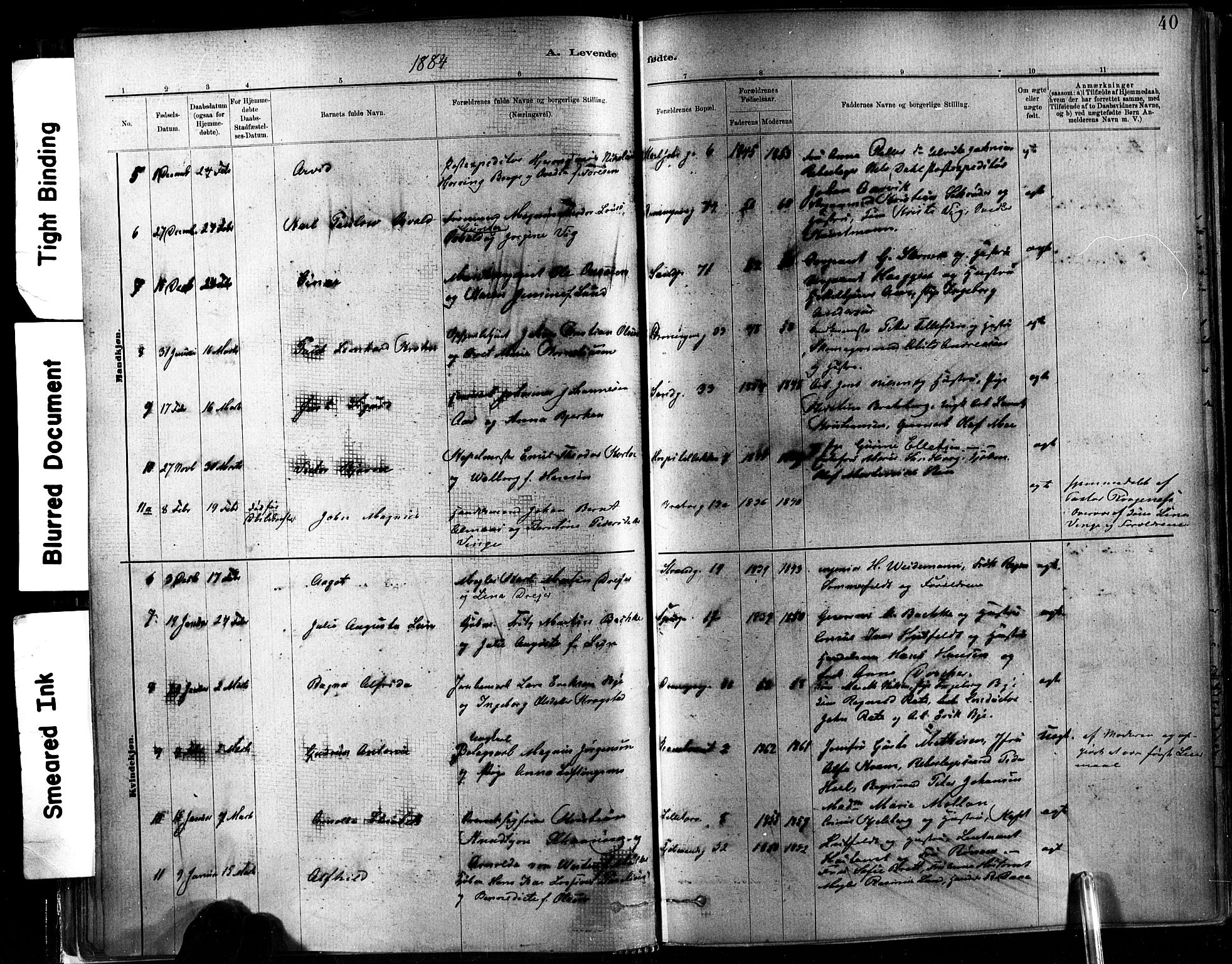 Ministerialprotokoller, klokkerbøker og fødselsregistre - Sør-Trøndelag, SAT/A-1456/602/L0119: Parish register (official) no. 602A17, 1880-1901, p. 40