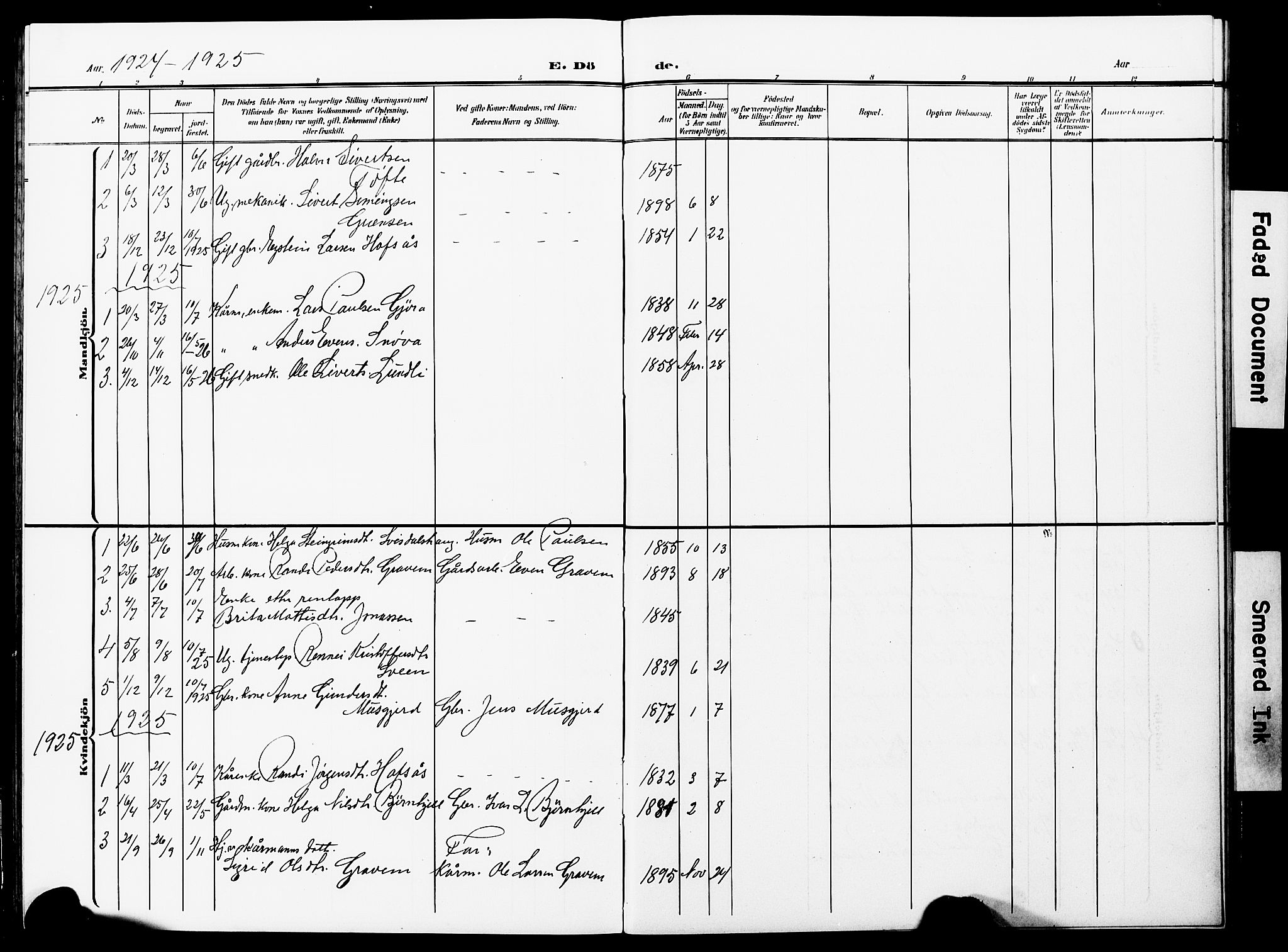 Ministerialprotokoller, klokkerbøker og fødselsregistre - Møre og Romsdal, AV/SAT-A-1454/591/L1020: Parish register (copy) no. 591C01, 1869-1930