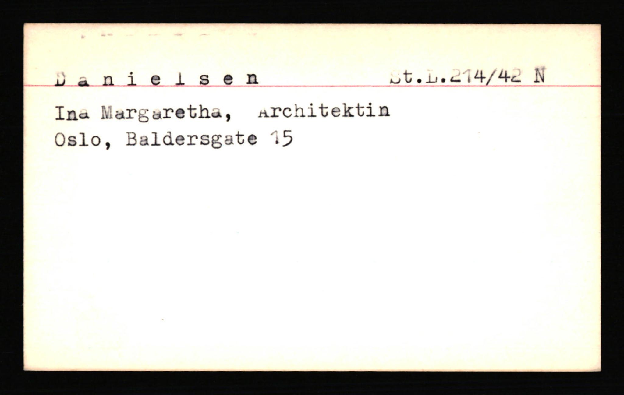 SS- und Polizeigericht Nord (IX), AV/RA-RAFA-3182/0001/C/Ca/L0002: kartotekkort for personer alfabetisk på etternavn: D-H, 1940-1945, p. 48