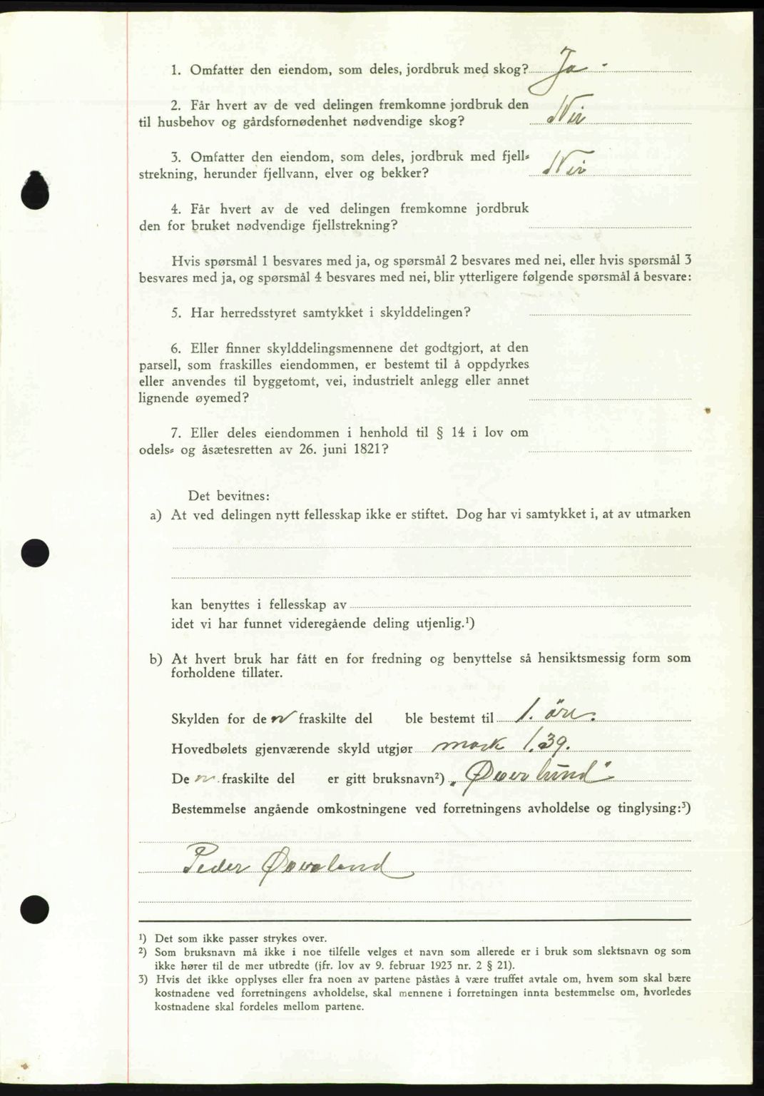 Romsdal sorenskriveri, SAT/A-4149/1/2/2C: Mortgage book no. A24, 1947-1947, Diary no: : 2317/1947