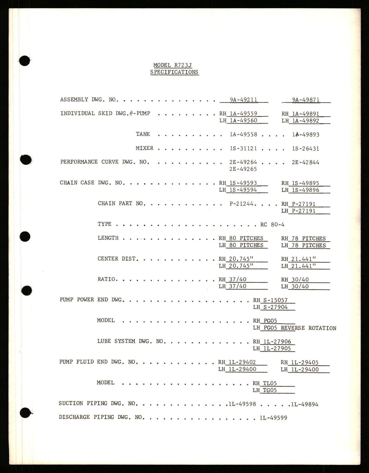 Pa 1503 - Stavanger Drilling AS, AV/SAST-A-101906/2/E/Eb/Ebb/L0008: Alexander L. Kielland plattform - Operation manual, 1976, p. 263