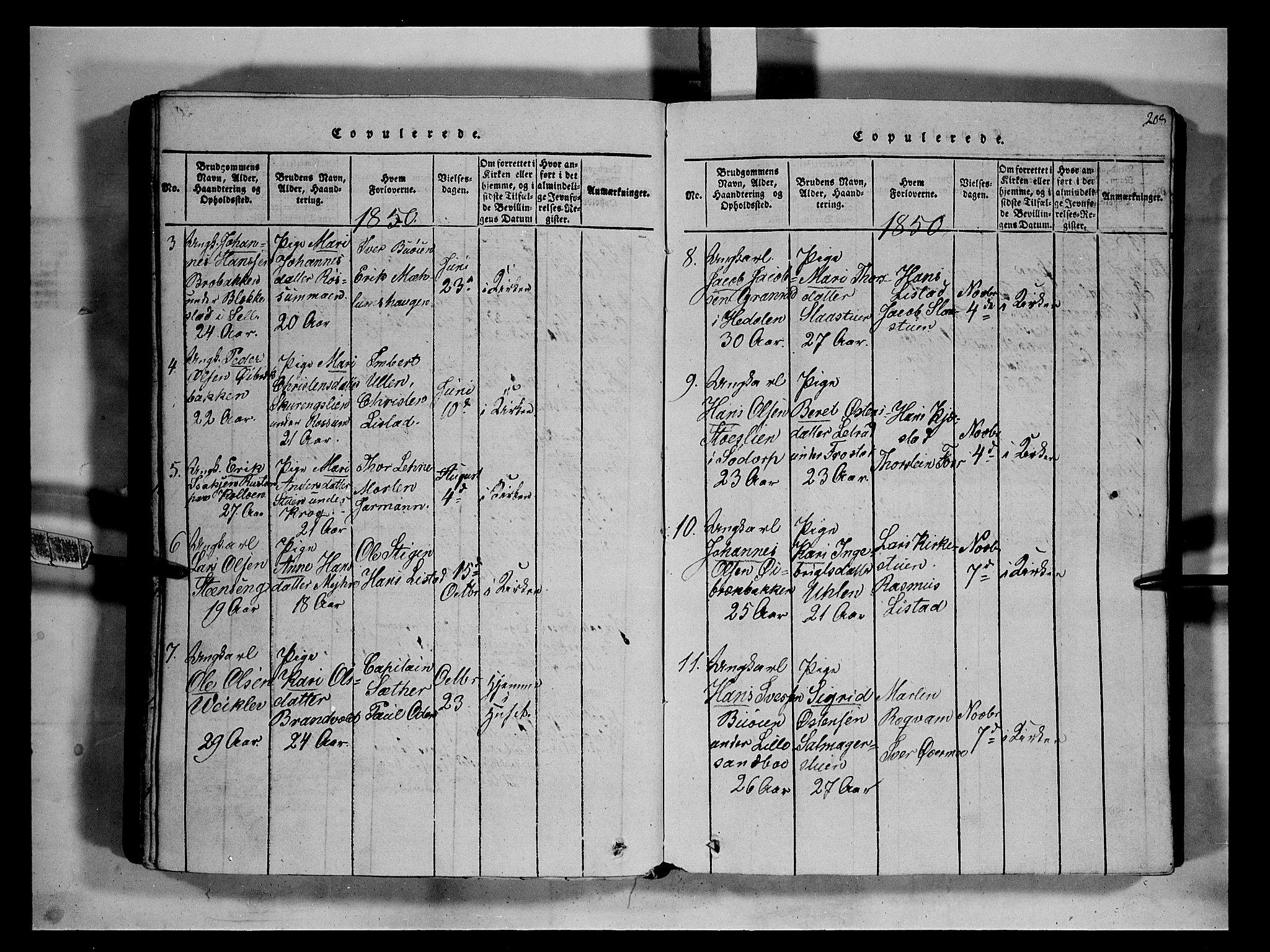 Fron prestekontor, SAH/PREST-078/H/Ha/Hab/L0002: Parish register (copy) no. 2, 1816-1850, p. 208