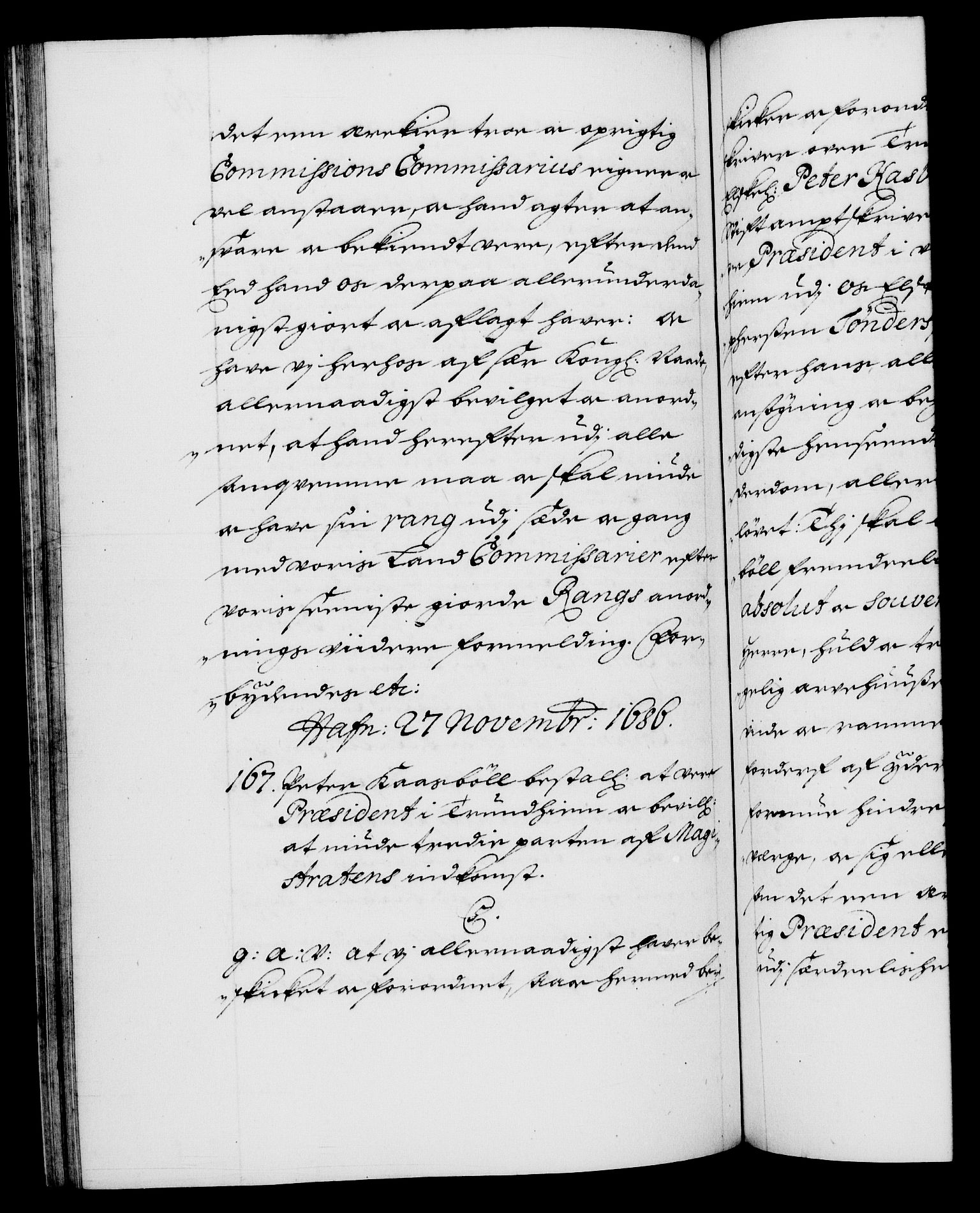 Danske Kanselli 1572-1799, RA/EA-3023/F/Fc/Fca/Fcaa/L0014: Norske registre (mikrofilm), 1685-1687, p. 369b